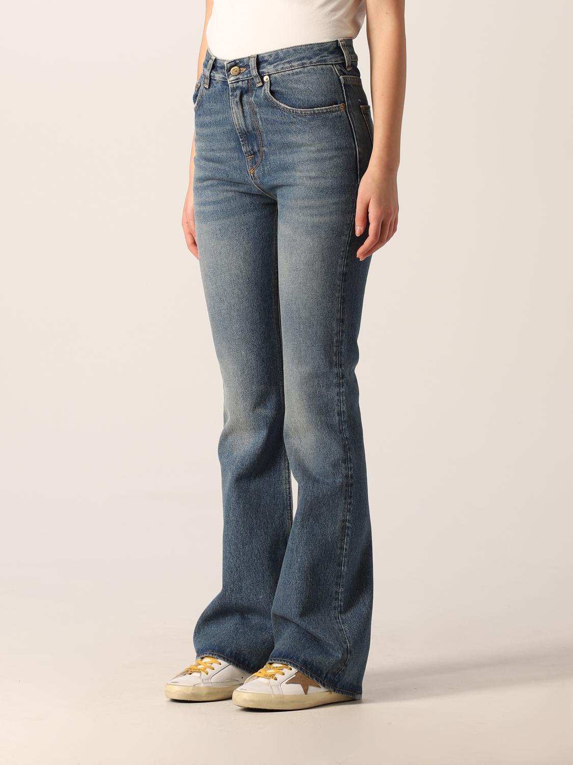 GOLDEN GOOSE: jeans in washed denim 