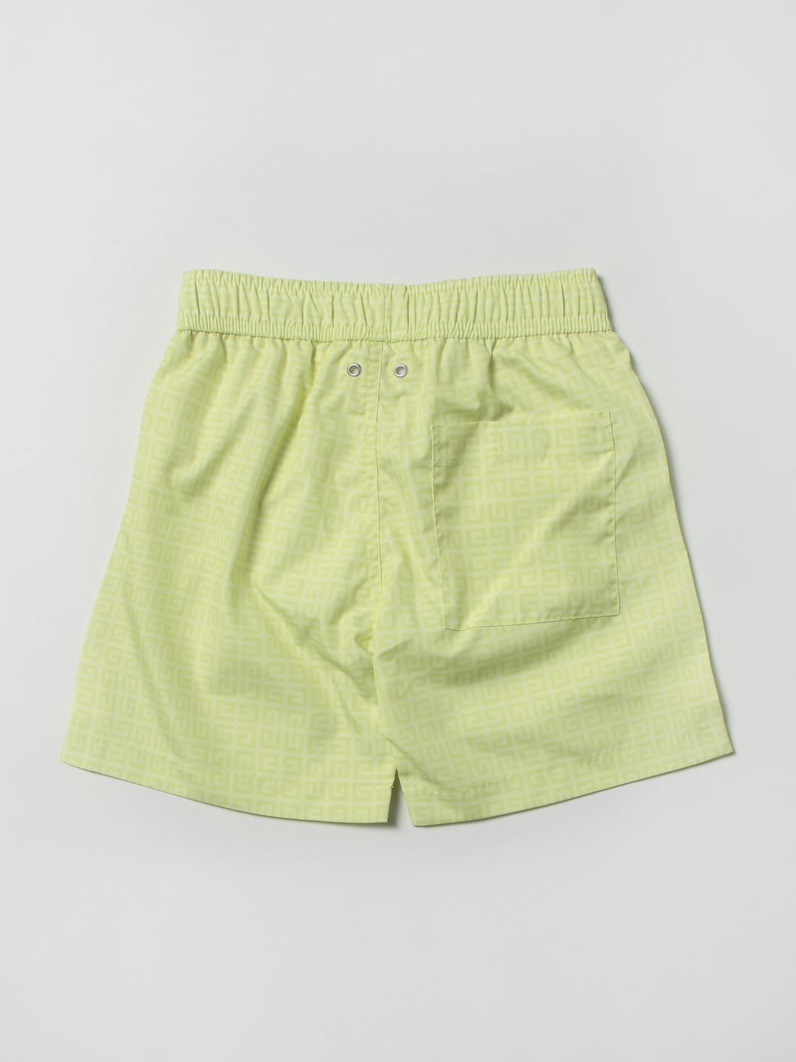Swimsuit Givenchy: Givenchy swim trunks with logo allover yellow 2
