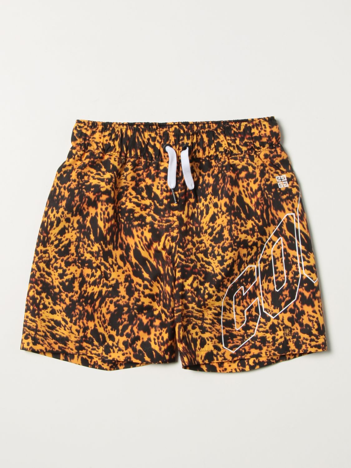 Swimsuit Givenchy: Givenchy printed swim trunks black 1