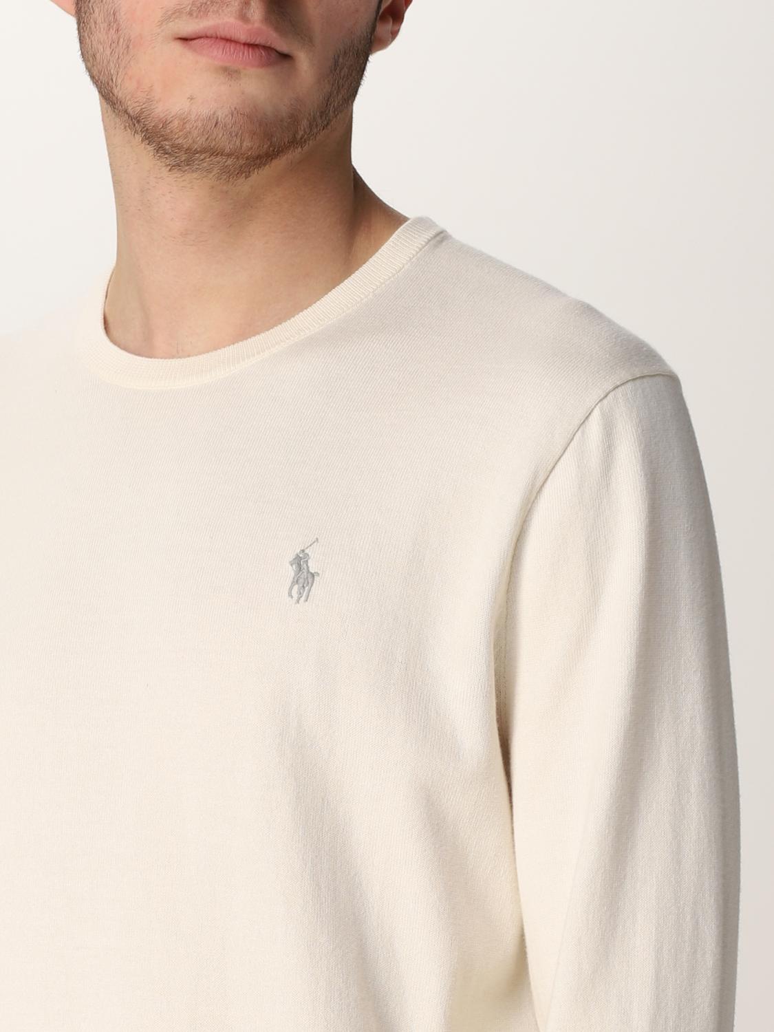 ralph lauren cream sweatshirt