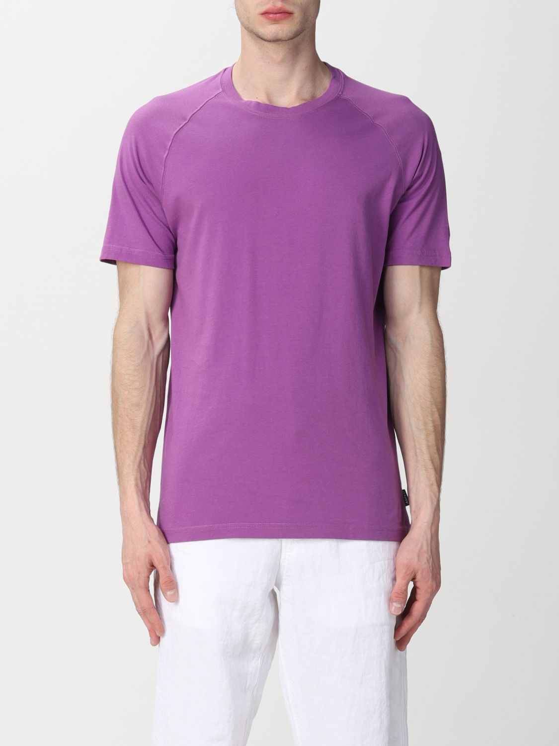 Aspesi Cotton T-shirt In Violet