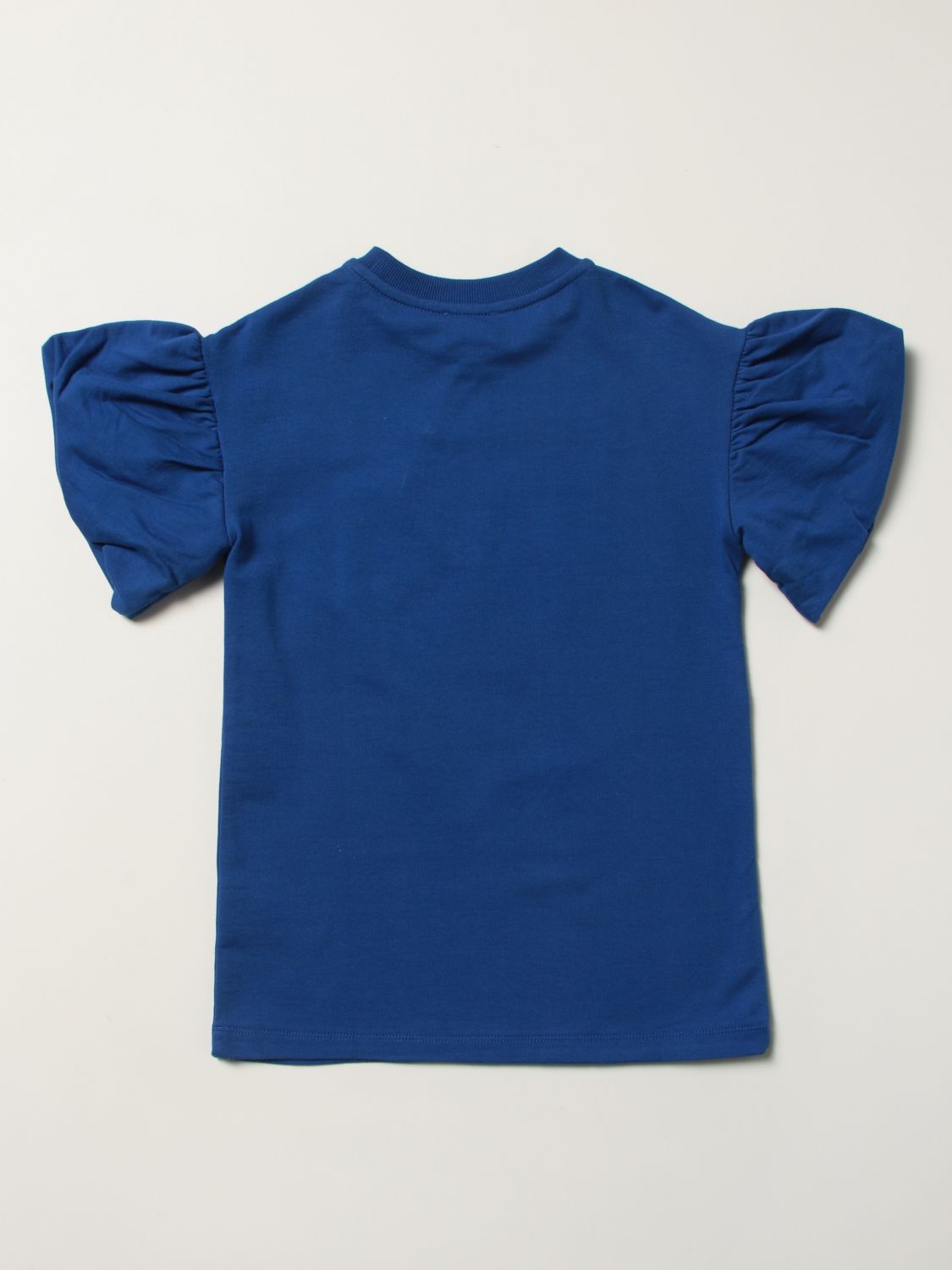 Dress Kenzo Junior: Kenzo Junior t-shirt dress with Elefante Kenzo Paris logo royal blue 2