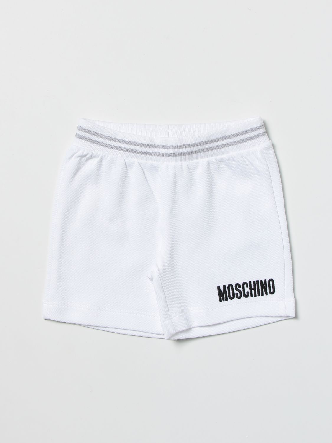 MOSCHINO BABY: shorts - White | Moschino Baby shorts MMQ00CLCA34 online ...