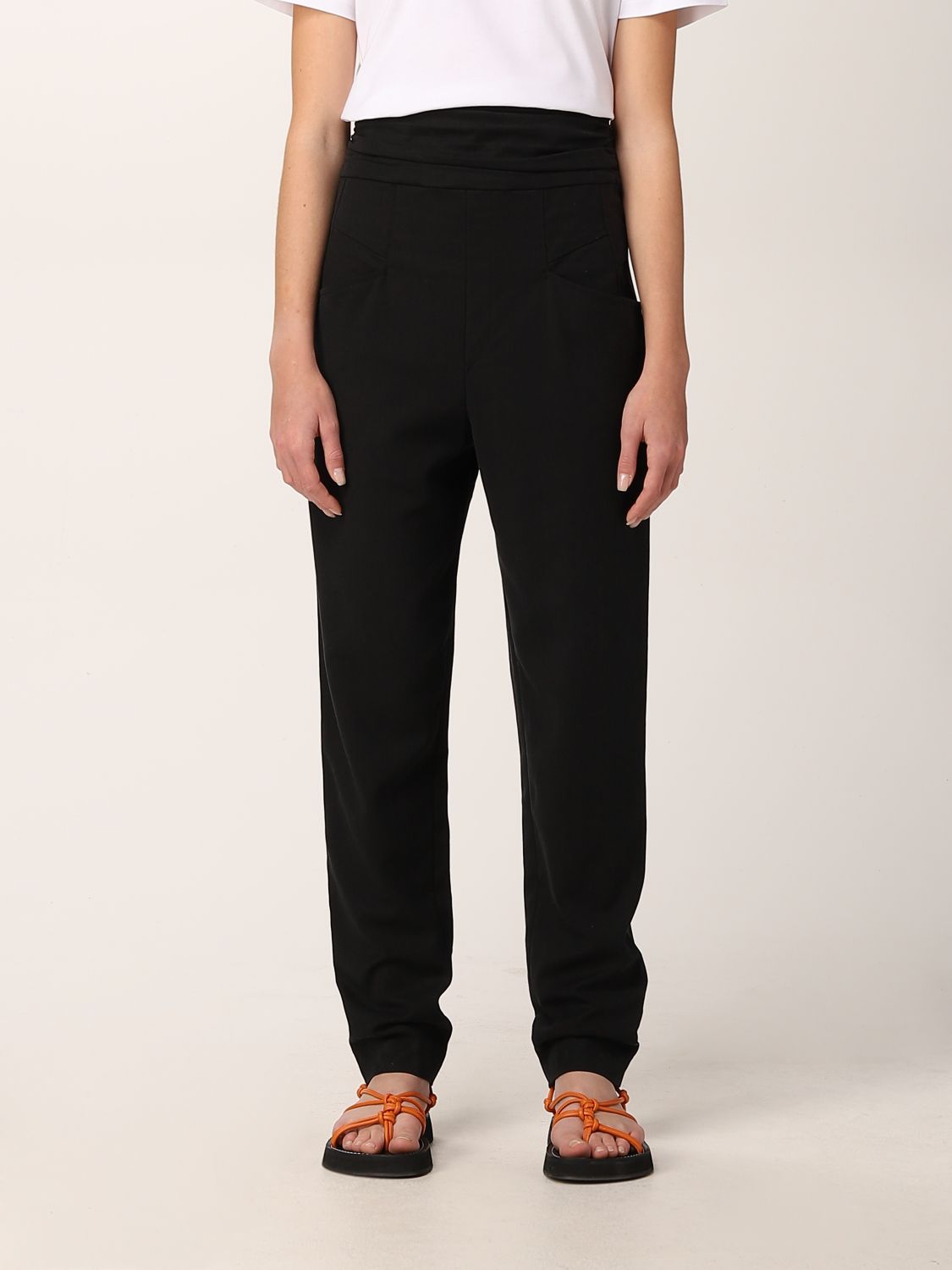 Pantalone Isabel Marant: Pantalone Isabel Marant di cotone nero 1