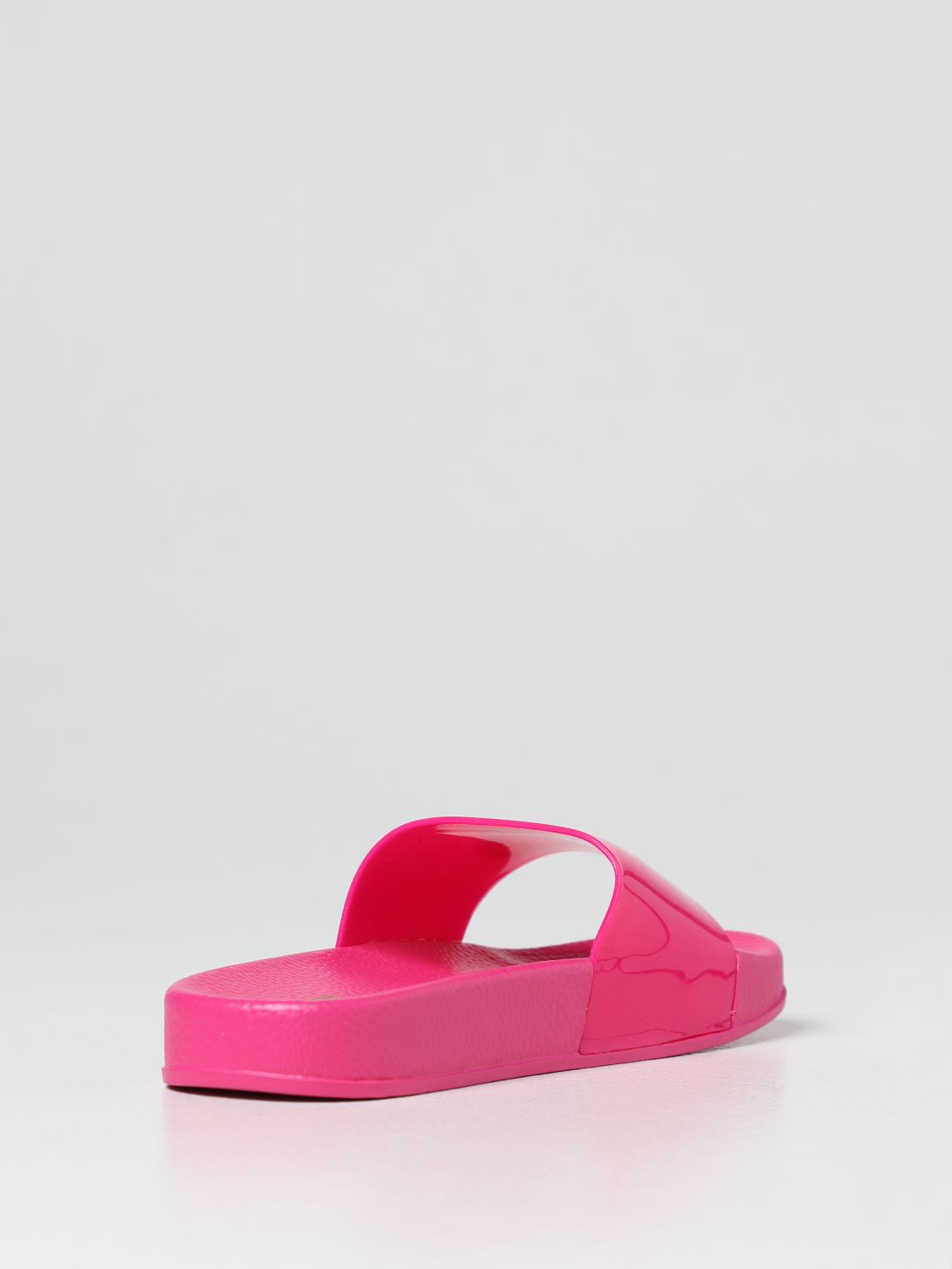 Shoes Karl Lagerfeld Kids: Karl Lagerfeld Kids slide sandal in rubber raspberry 3