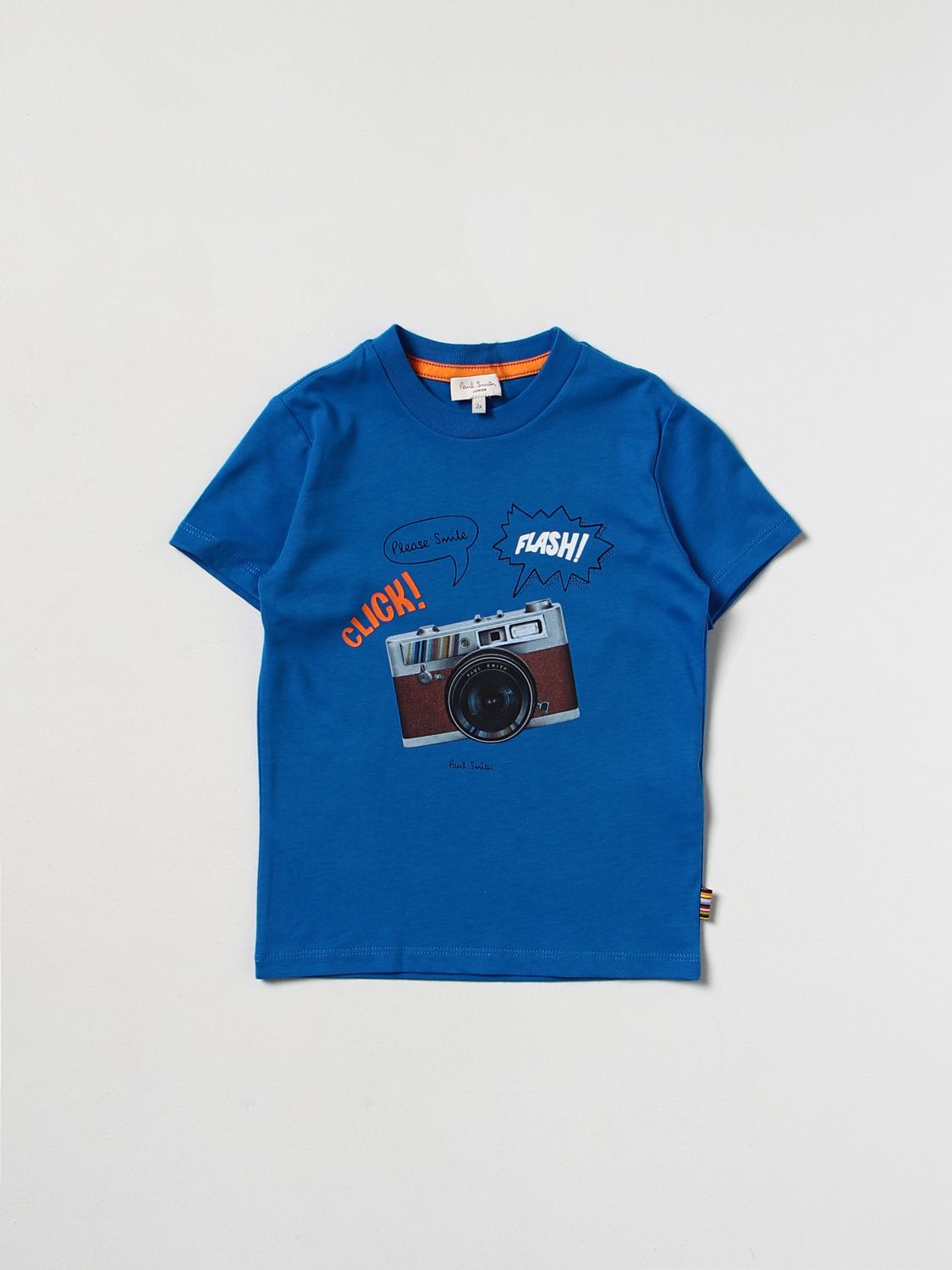 Tシャツ ポールスミスロンドン: Tシャツ 男の子 Paul Smith Junior ブルー 1