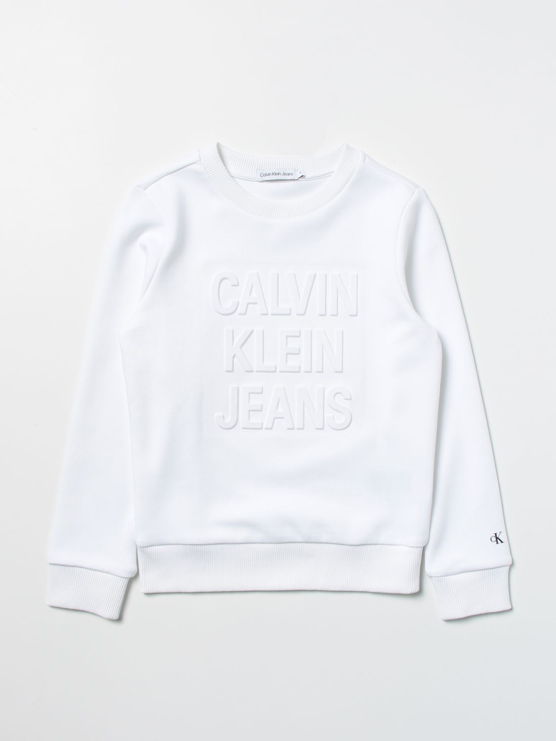 Camiseta Calvin Klein: Jersey niños Calvin Klein blanco 1