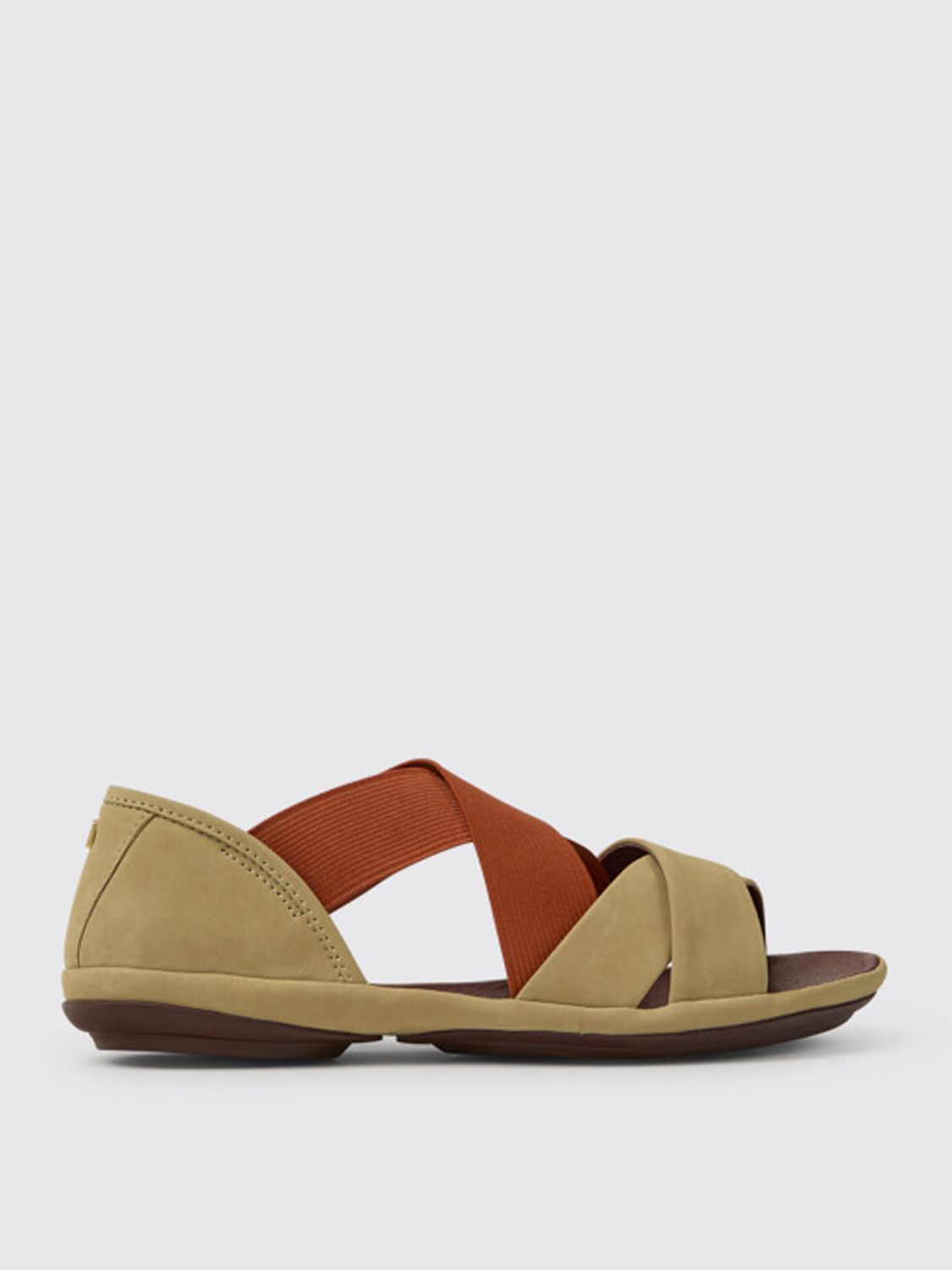 Tot ziens Beschietingen Pelagisch CAMPER: Right sandals in nubuck - Multicolor | Camper flat sandals  K201367-004 RIGHT online on GIGLIO.COM