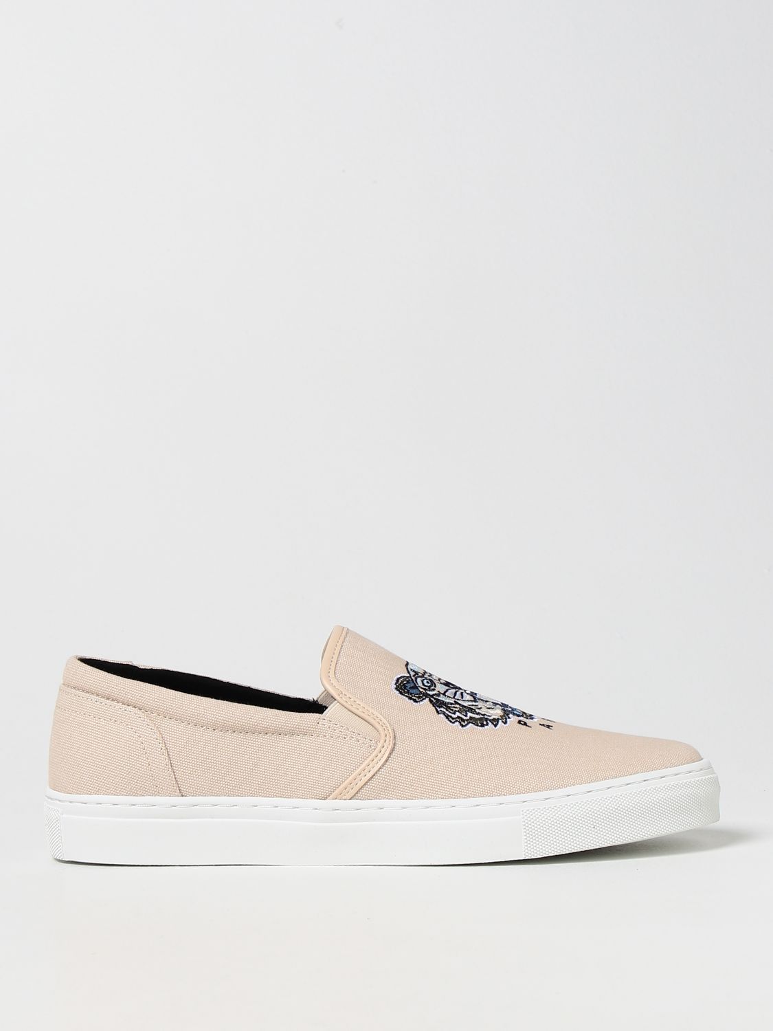 Sneakers Kenzo: Kenzo canvas sneakers with Tiger logo beige 1