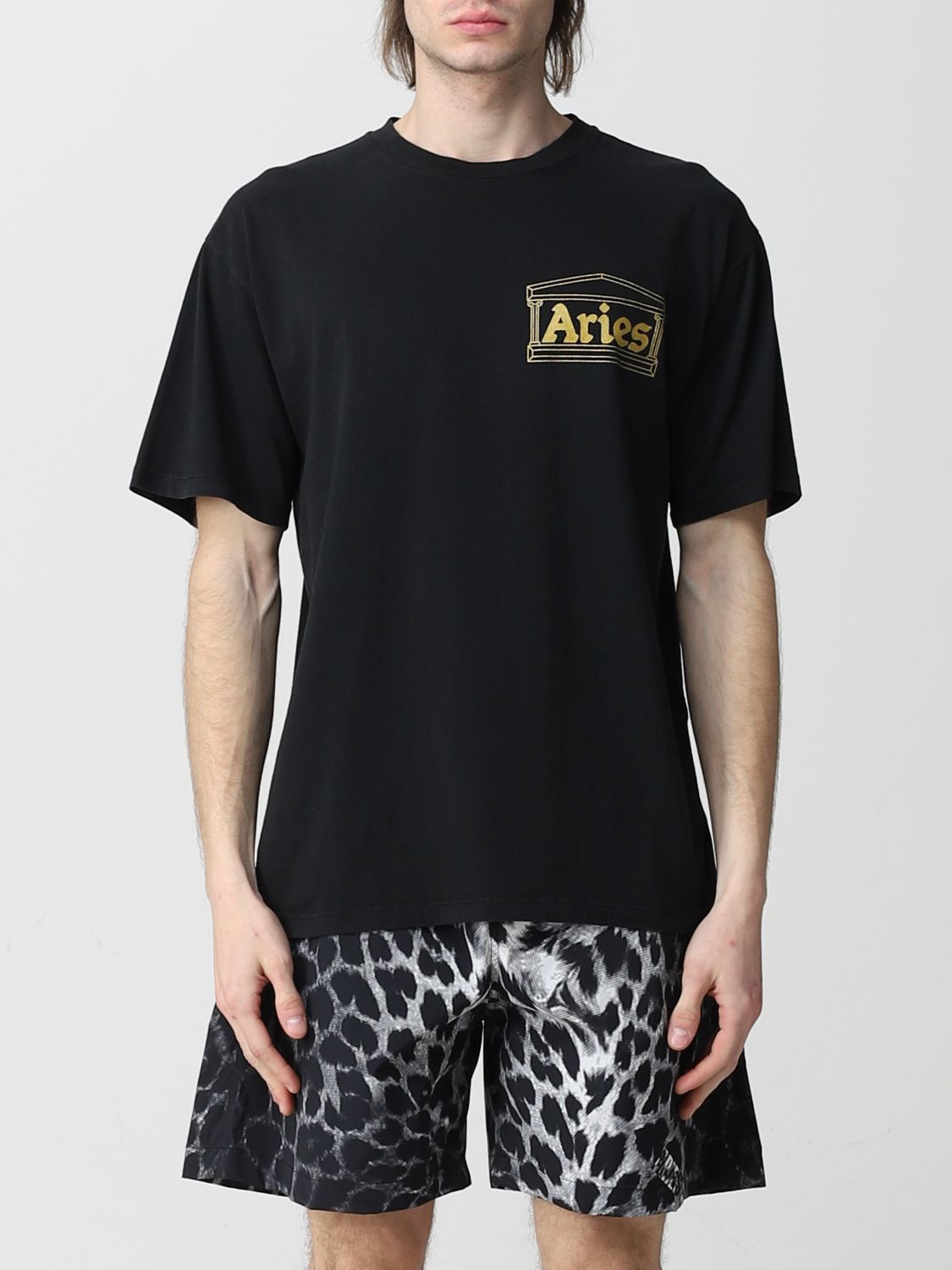 T-Shirt Aries: Aries Herren T-Shirt schwarz 1