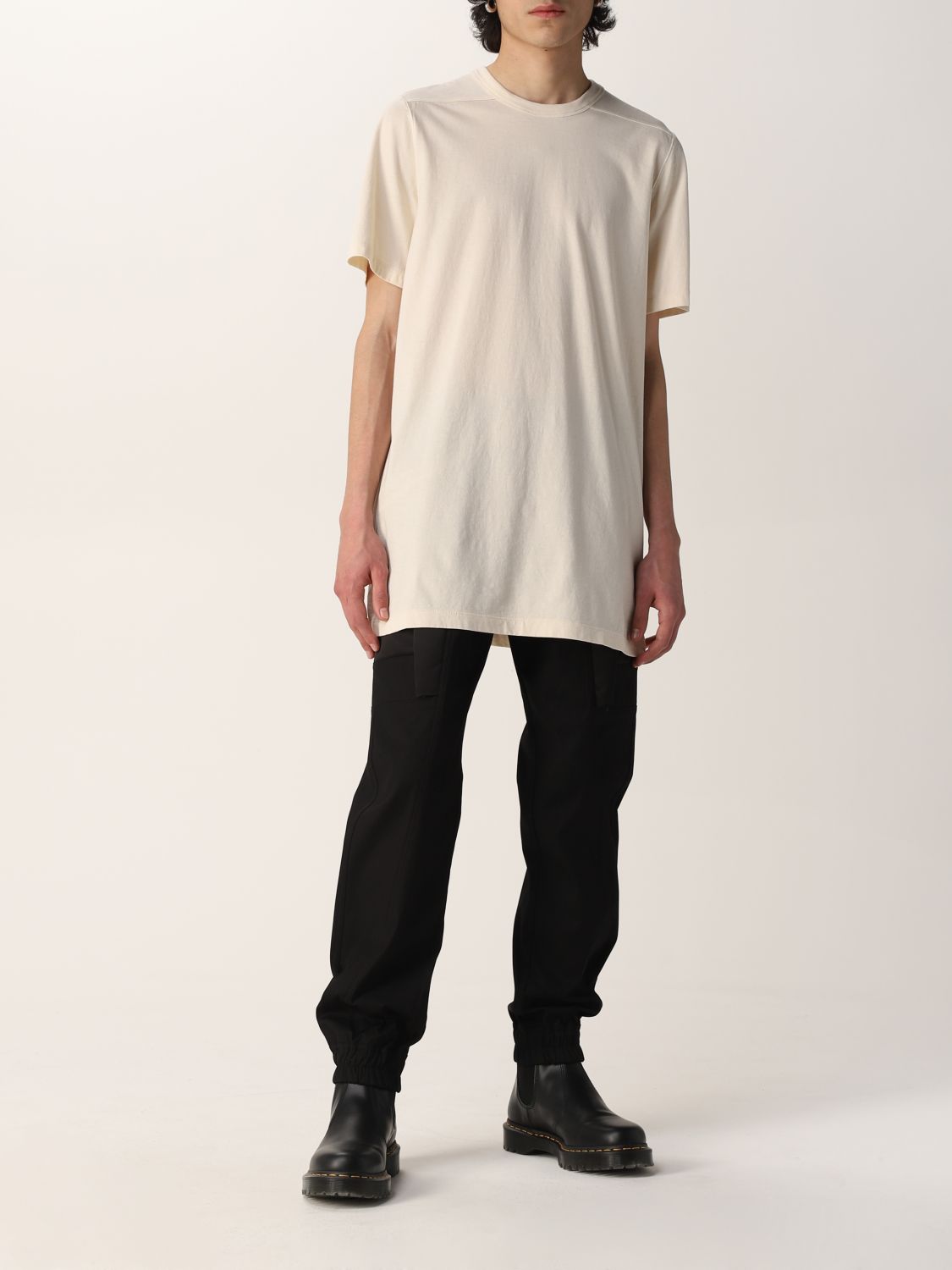 RICK OWENS: pants for man - Black | Rick Owens pants RU01B1369 online ...