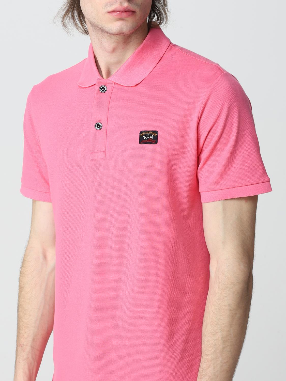 Paul Sharkアウトレット ポロシャツ メンズ ブラッシュピンク Giglio Comオンラインのpaul Shark ポロシャツ C0p1070