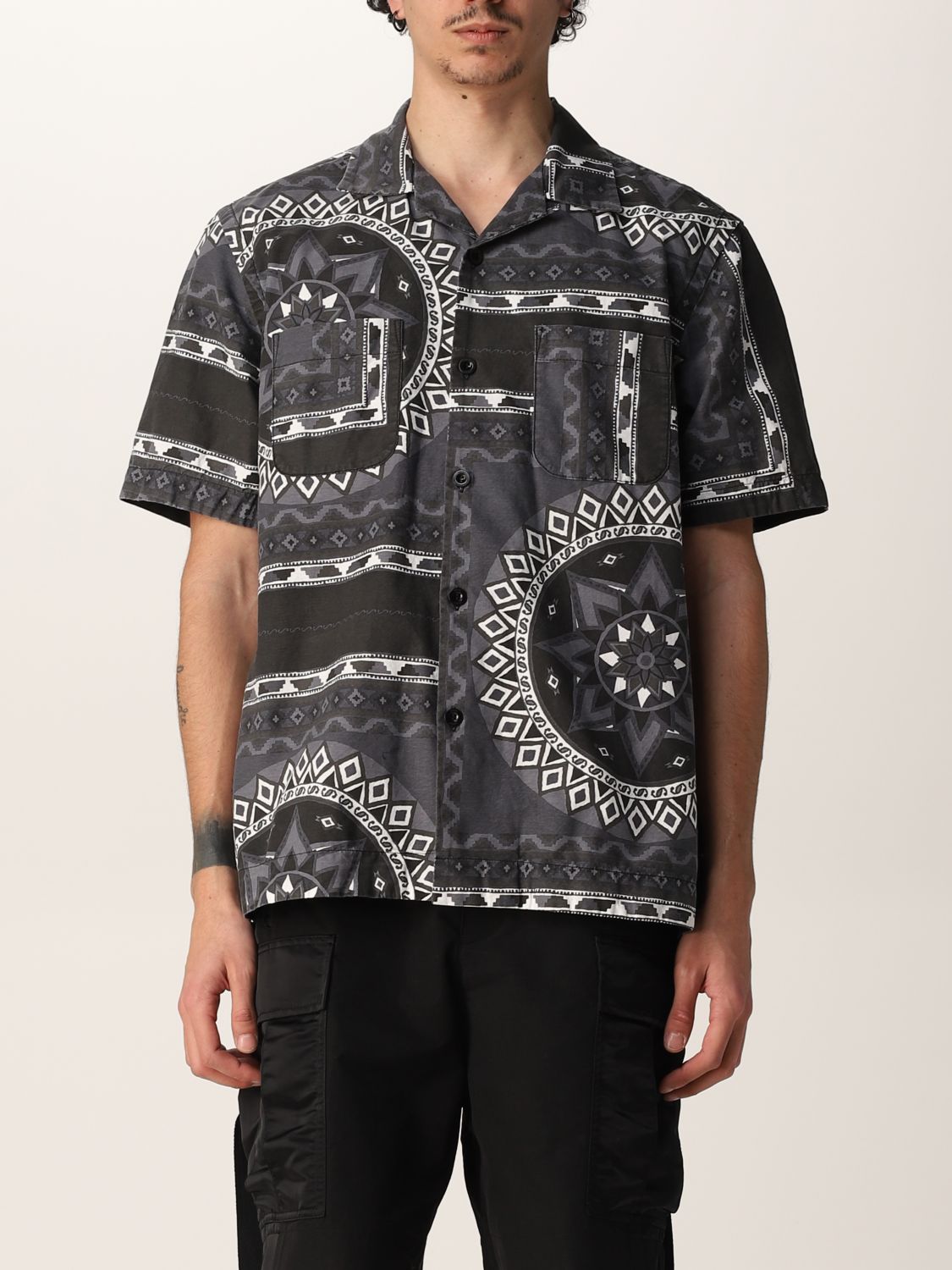 SACAI: shirt for man - Black | Sacai shirt 2202690M online on 