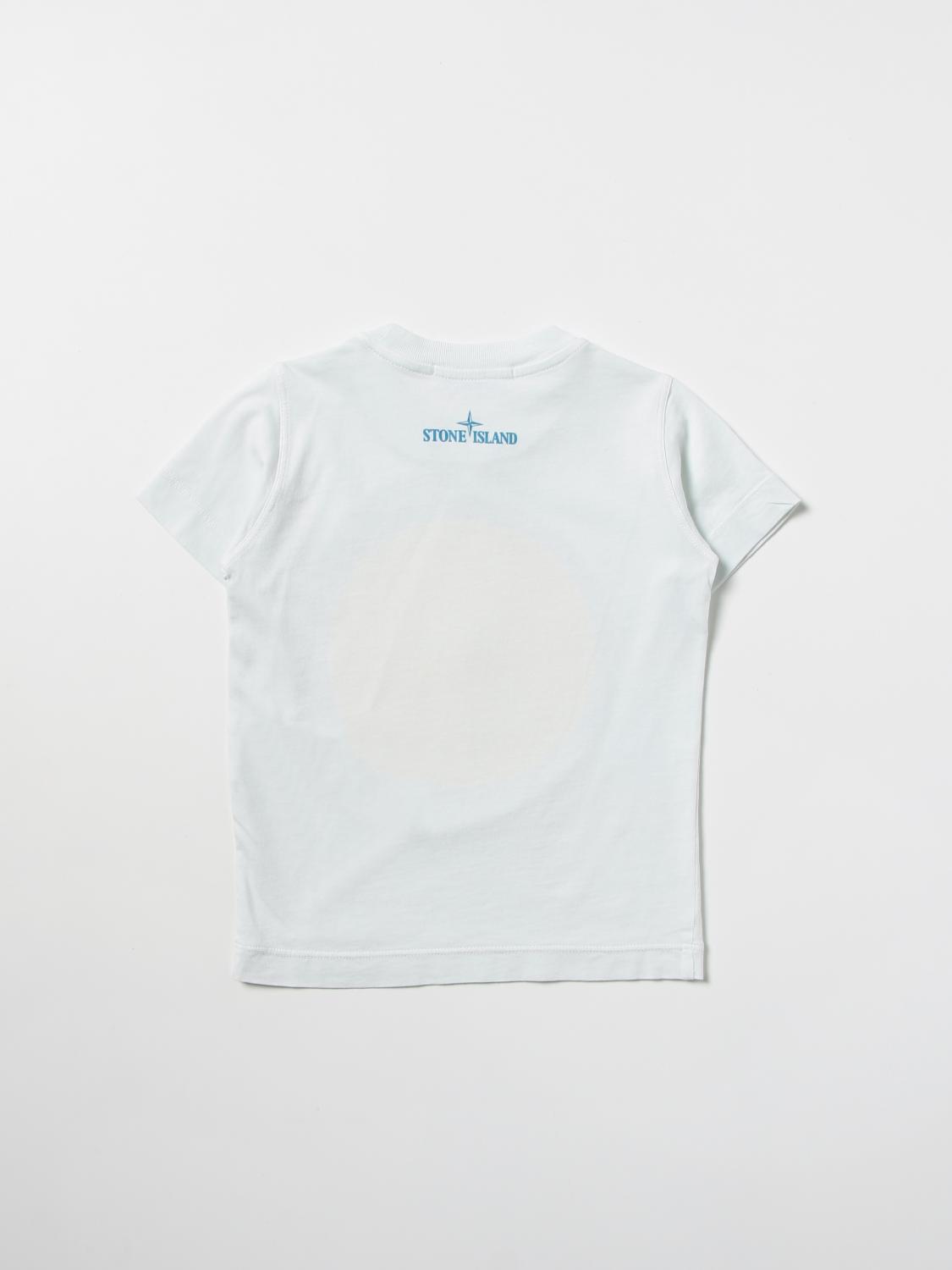 STONE ISLAND JUNIOR: T-shirt in cotton 