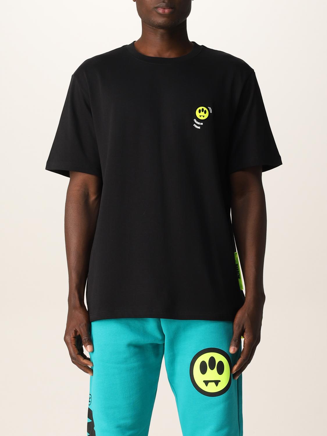 BARROW: T-shirt in cotone con logo - Nero | T-Shirt Barrow 031196 GIGLIO.COM