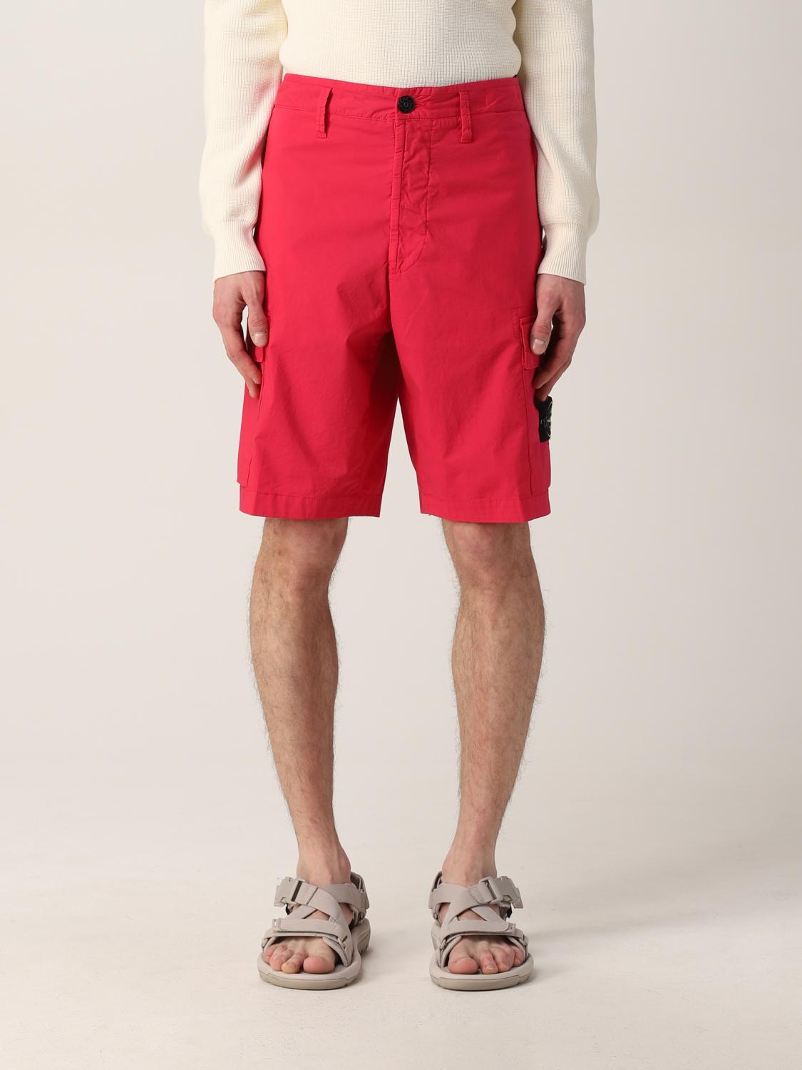 STONE ISLAND: cargo bermuda shorts in 