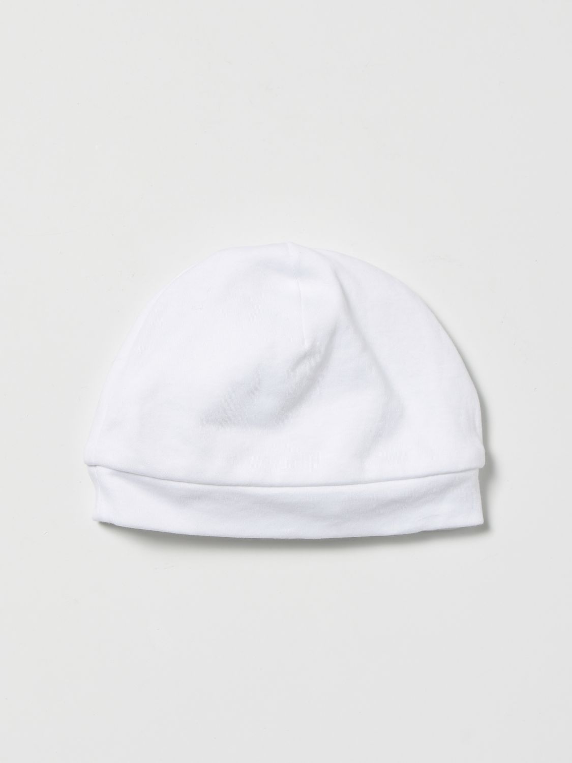 Cappello neonato Monnalisa: Cappello a berretto Monnalisa con logo bianco 2