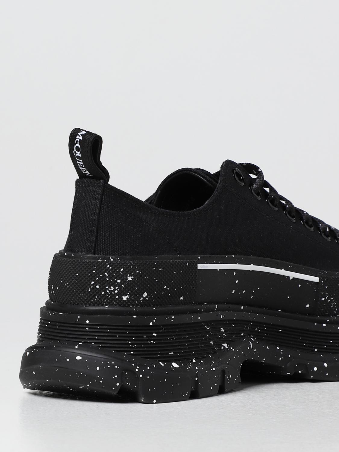 Alexander McQueen Leather Spray Sneakers men - Glamood Outlet