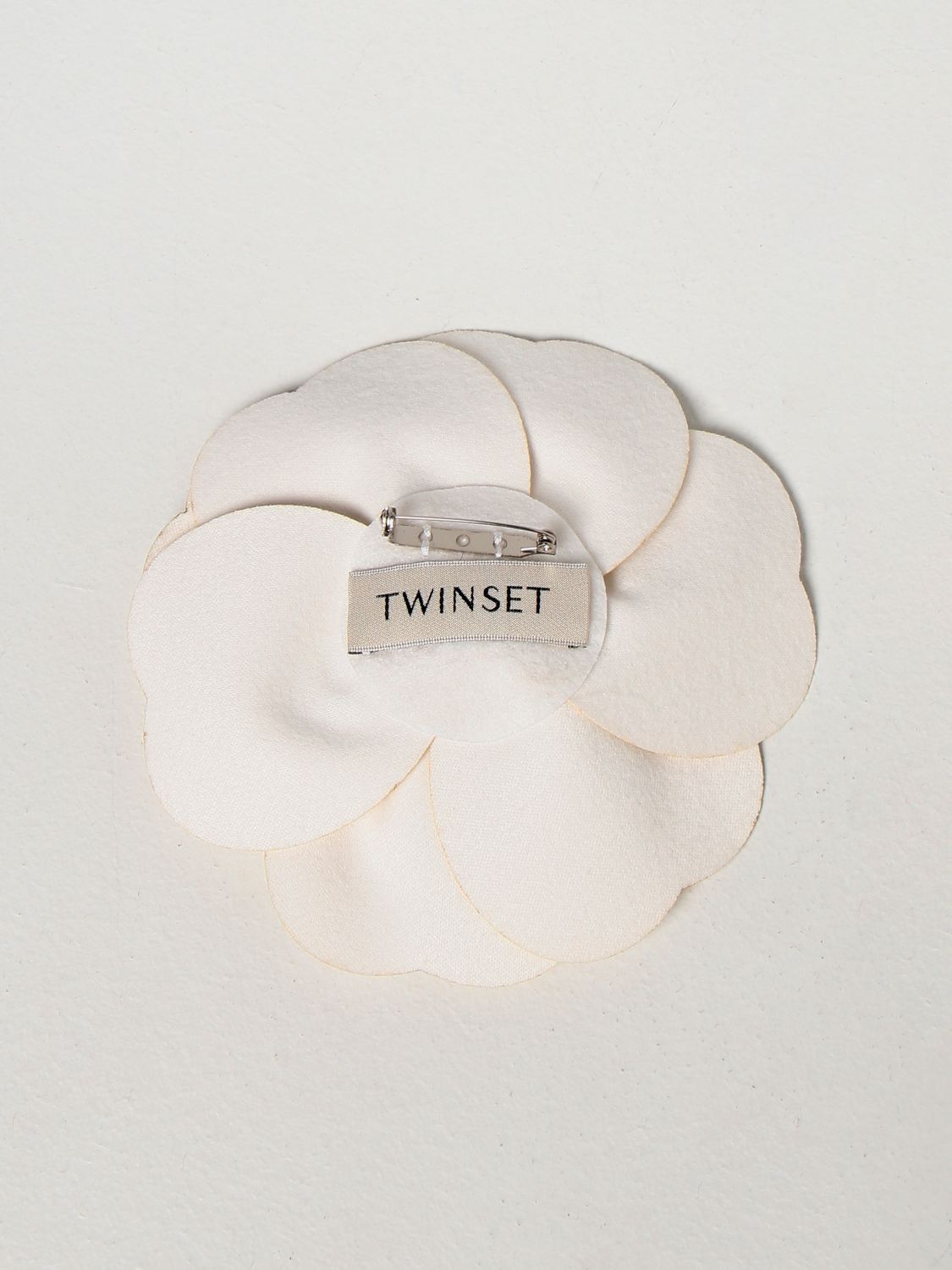 Bijoux Twinset: Spilla Twinset a fiore bianco 2