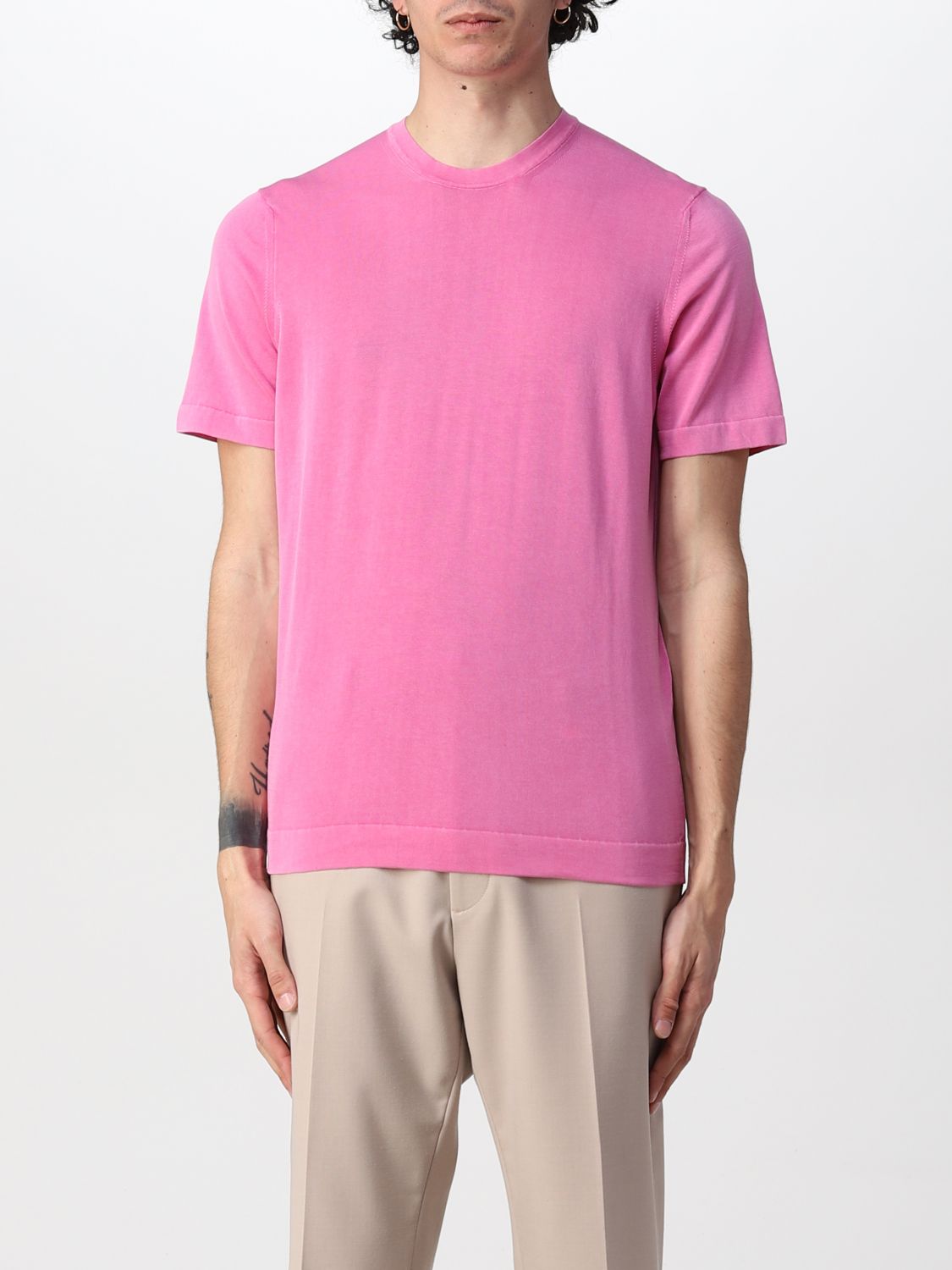 9958円 本物 DRUMOHR Solid color shirts メンズ