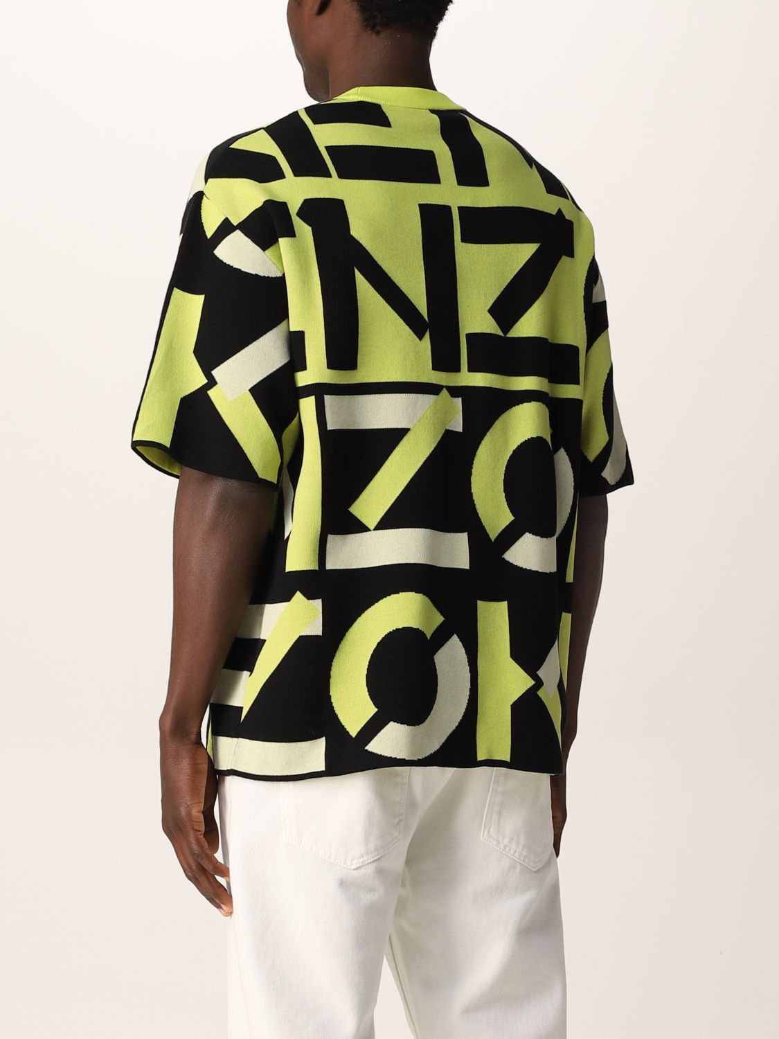Kenzo cotton blend t-shirt with logo