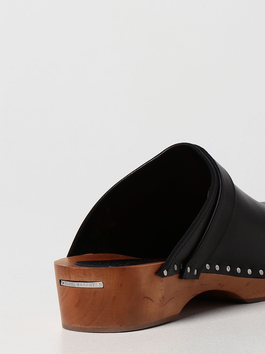 Flat shoes Isabel Marant: Thalie Isabel Marant clog in leather black 3