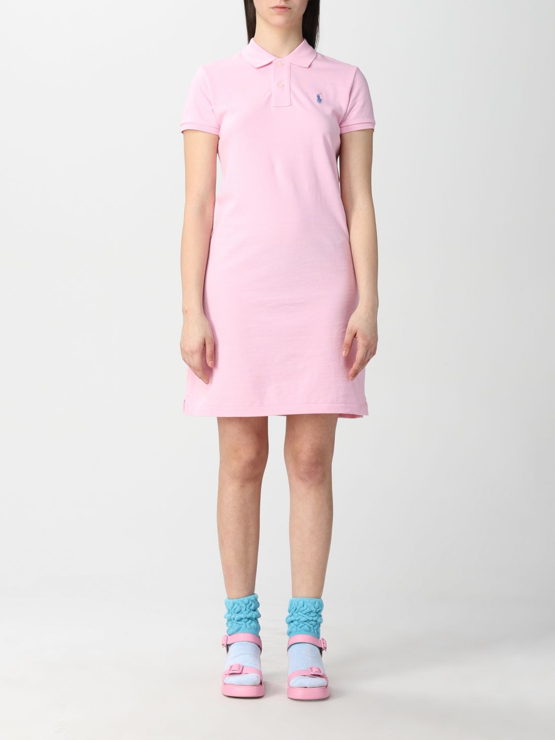 POLO RALPH LAUREN: dress for woman - Pink | Polo Ralph Lauren dress ...