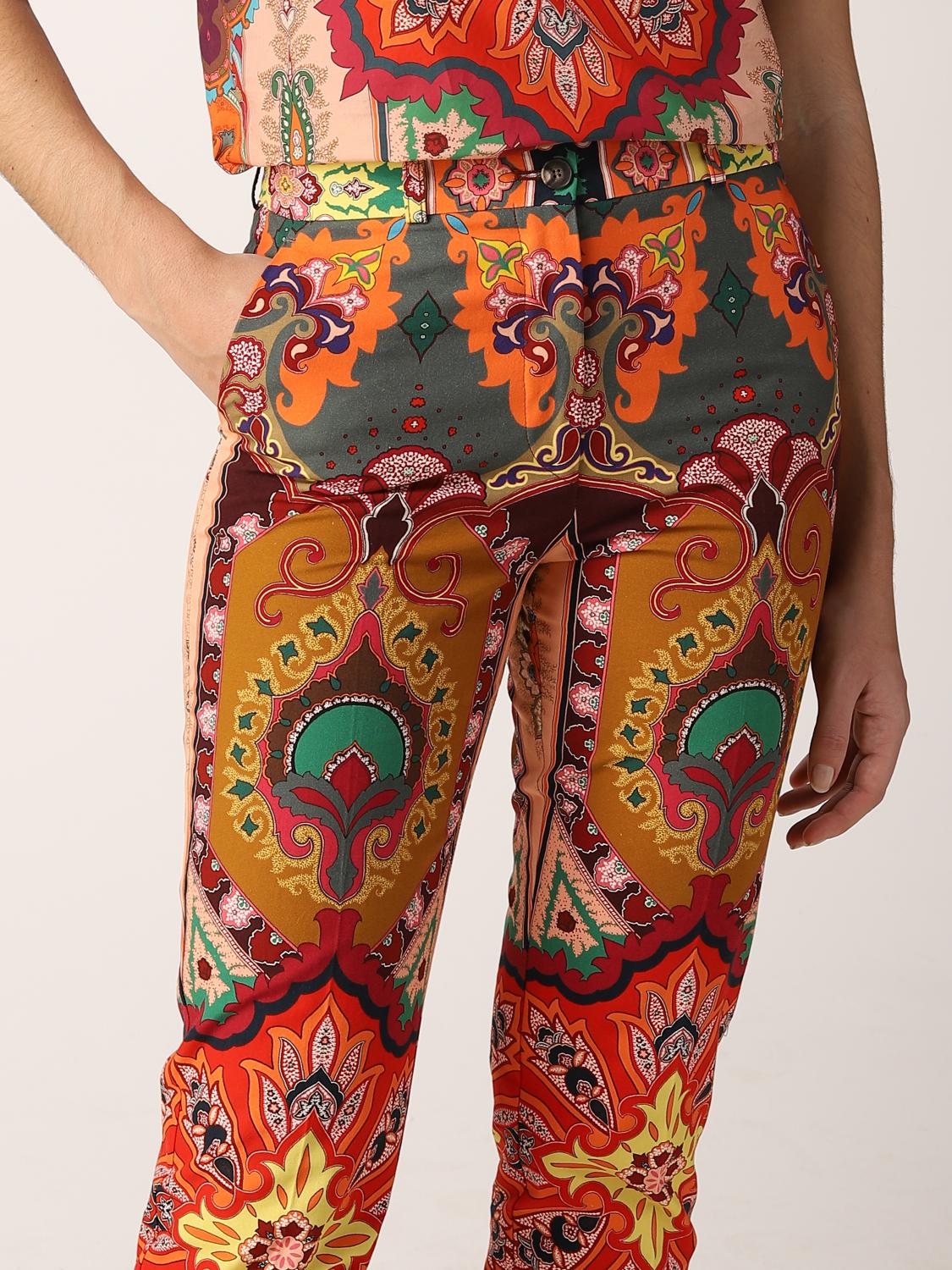 ETRO Pants women Pants Etro Women Multicolor Pants Etro 191914388