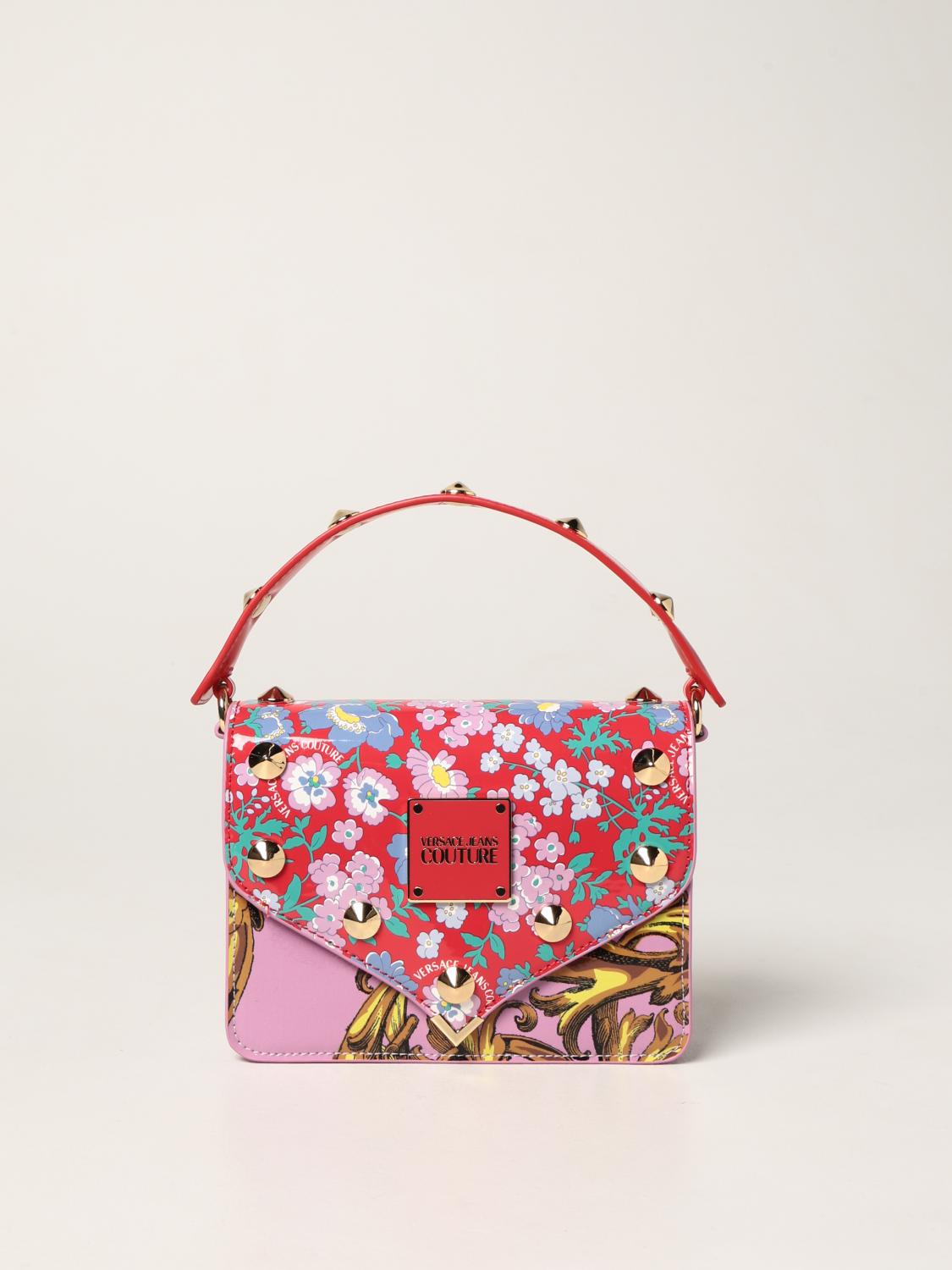 VERSACE JEANS COUTURE patent leather bag Multicolor Versace Jeans