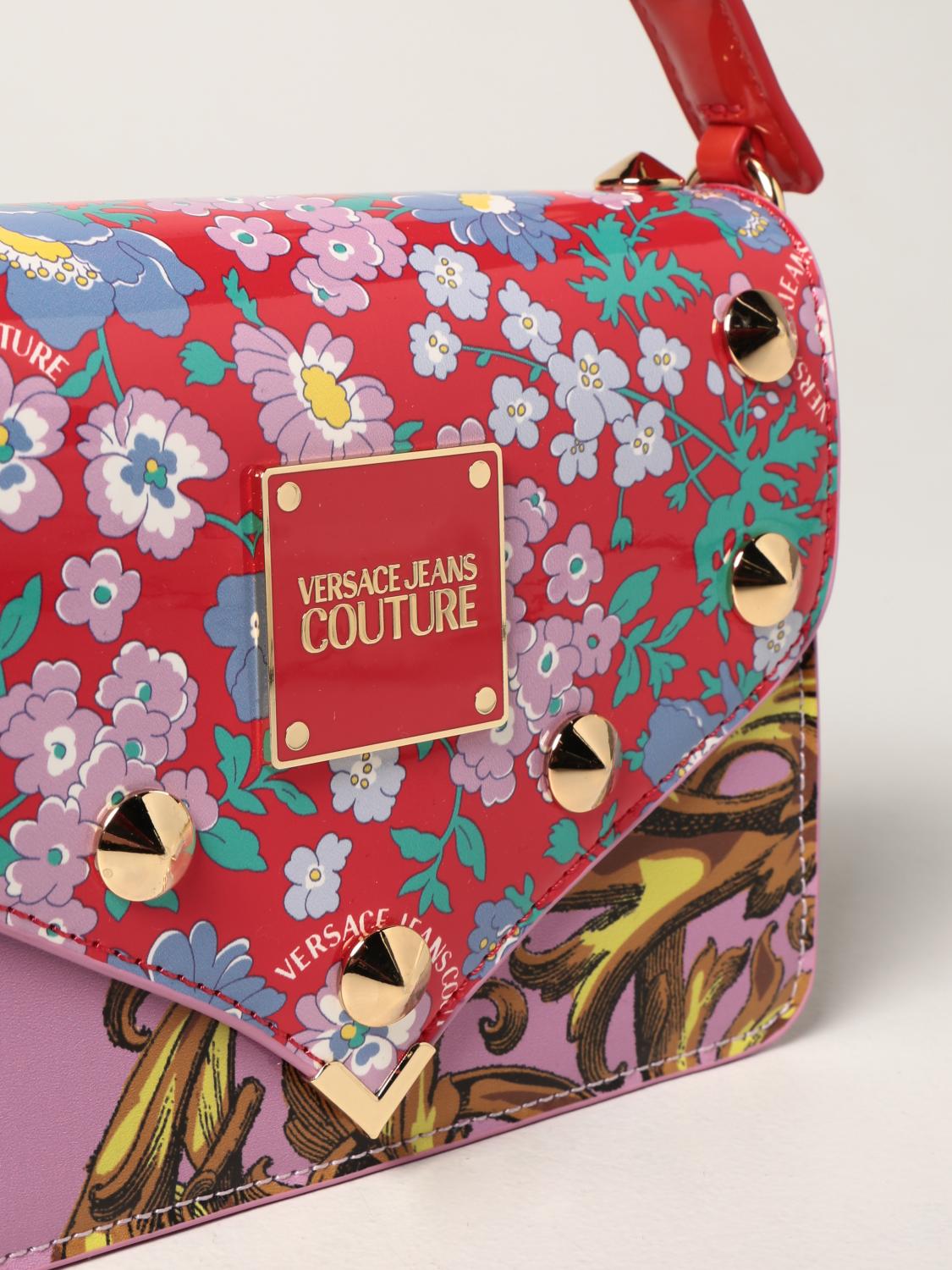 VERSACE JEANS COUTURE patent leather bag Multicolor Versace Jeans