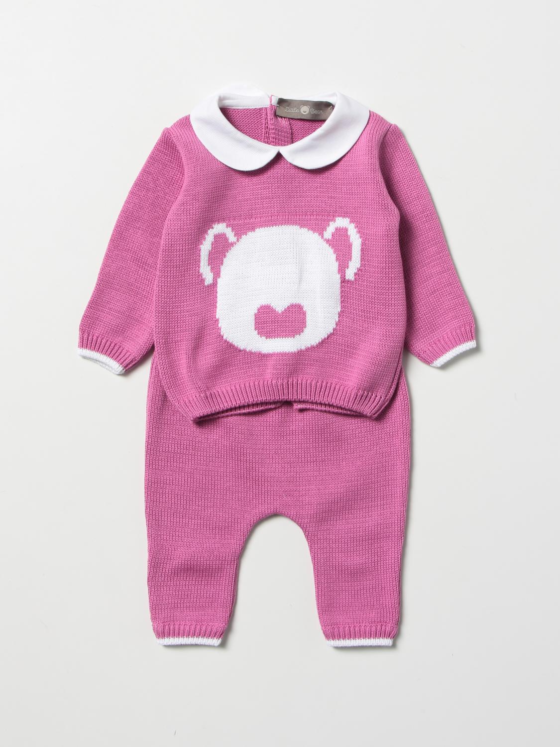 LITTLE BEAR jumpsuit for baby Fuchsia Little Bear jumpsuit 4124