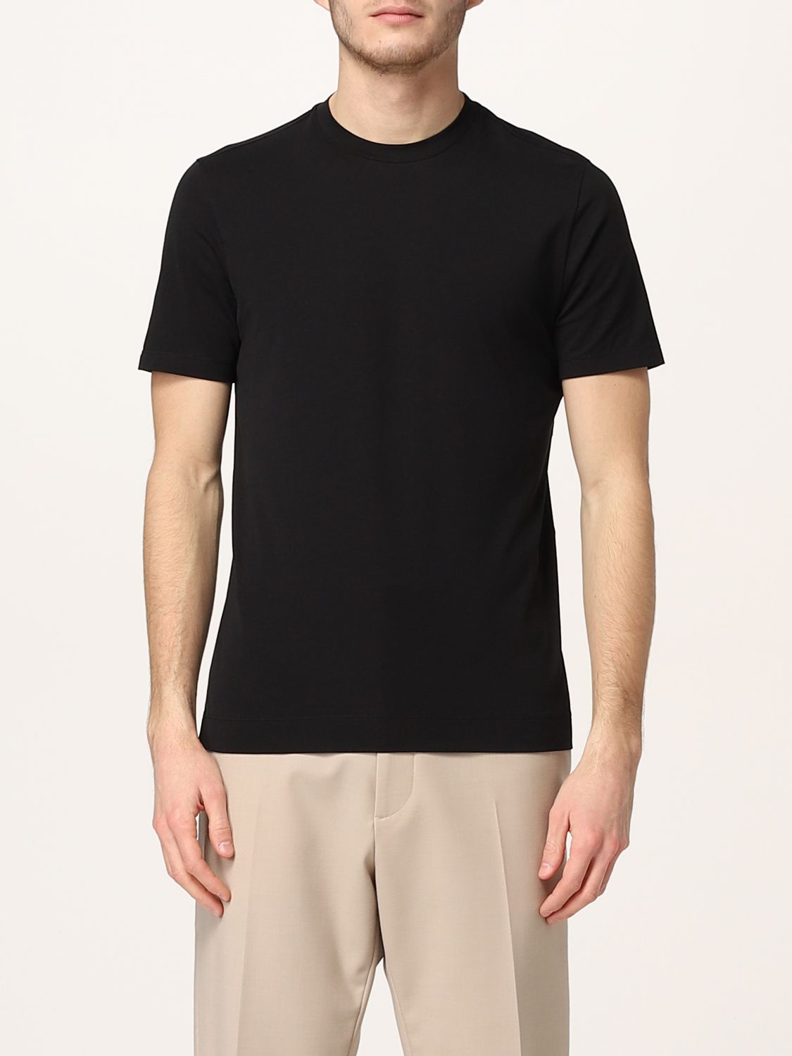 CRUCIANI: t-shirt for man - Black | Cruciani t-shirt CUJOSG30PV online ...
