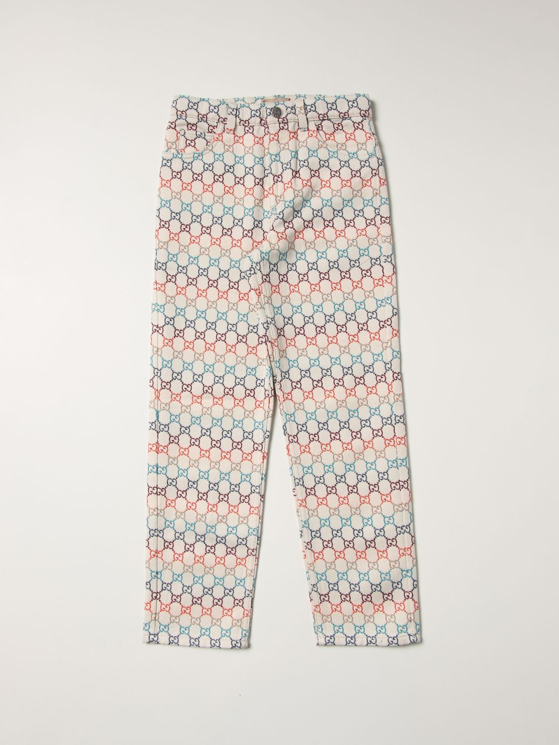 Pants Gucci: Gucci GG cotton jacquard pants multicolor 1