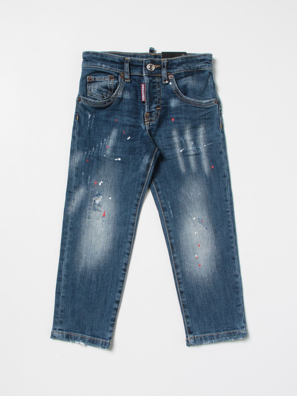 Jeans Dsquared2 Junior: Jeans Dsquared2 Junior con rotture blue 1