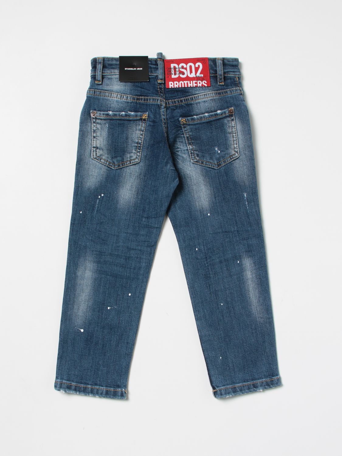 Jeans Dsquared2 Junior: Jeans Dsquared2 Junior con rotture blue 2