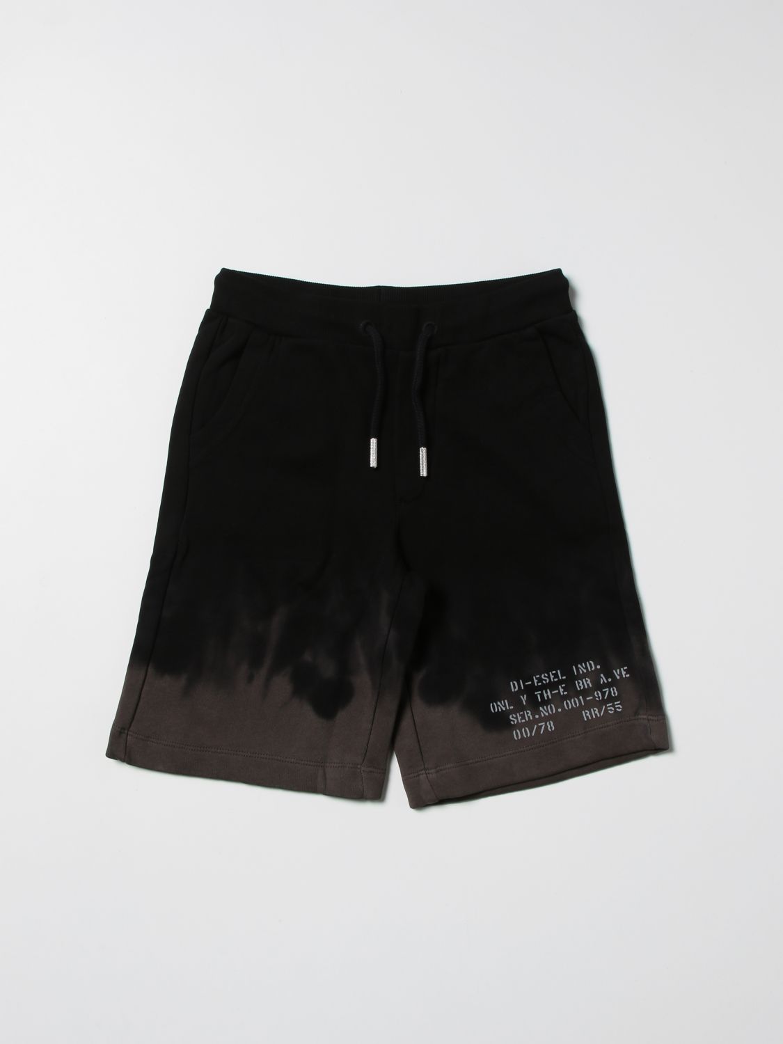 DIESEL: shorts for boys - Black | Diesel shorts J00543KYASU online at ...