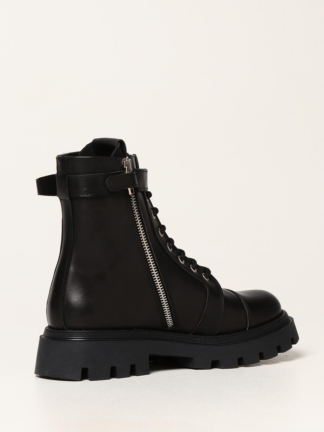 balmain combat boots