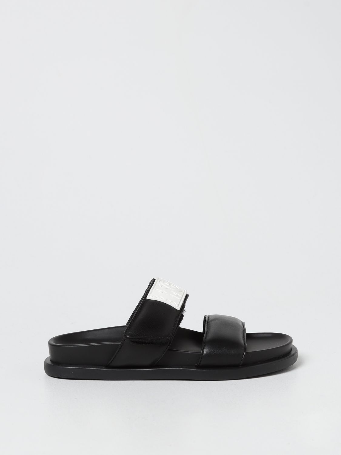 Shoes Mm6 Maison Margiela: Mm6 Maison Margiela leather sandal black 1