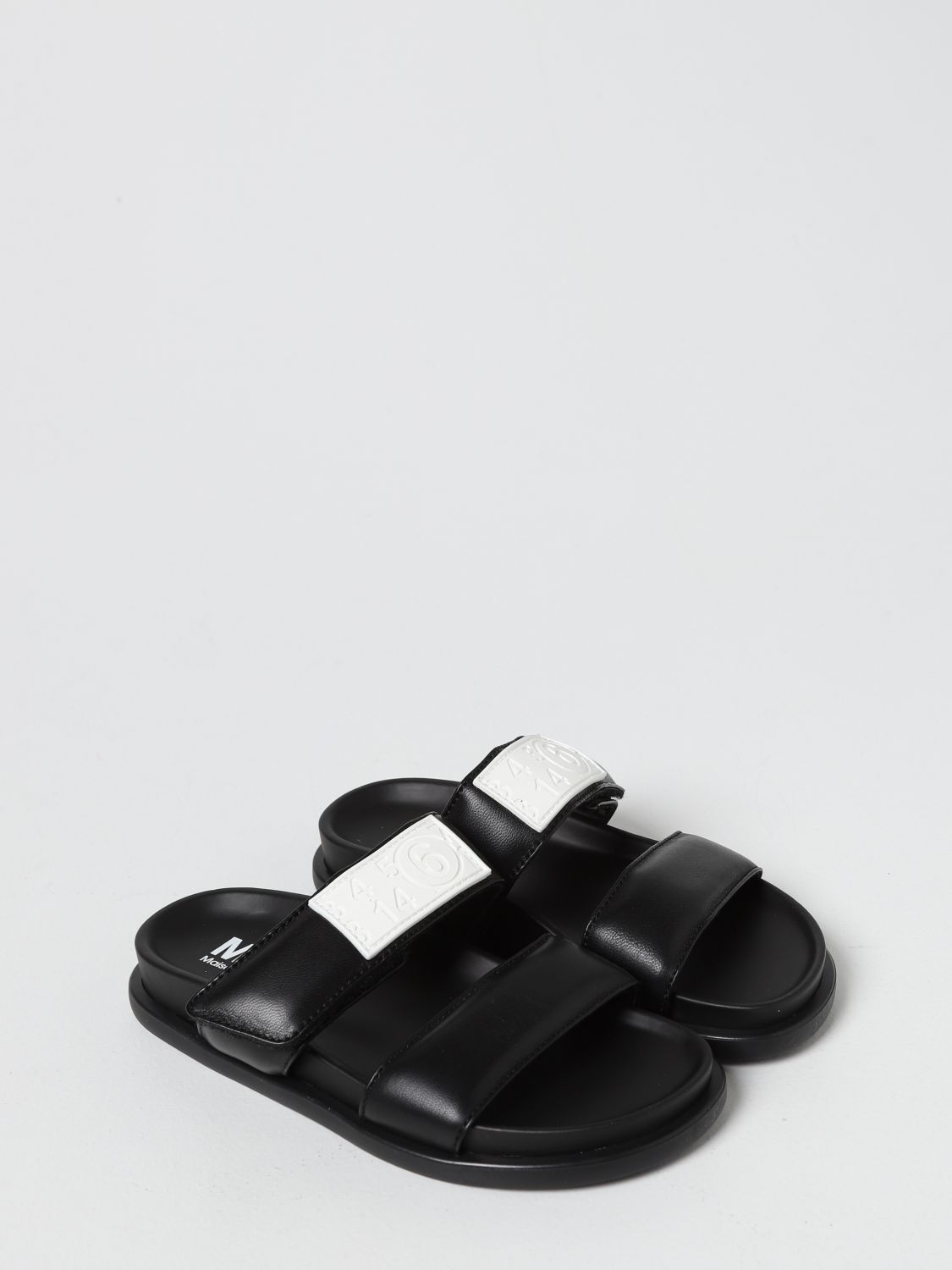 Shoes Mm6 Maison Margiela: Mm6 Maison Margiela leather sandal black 2