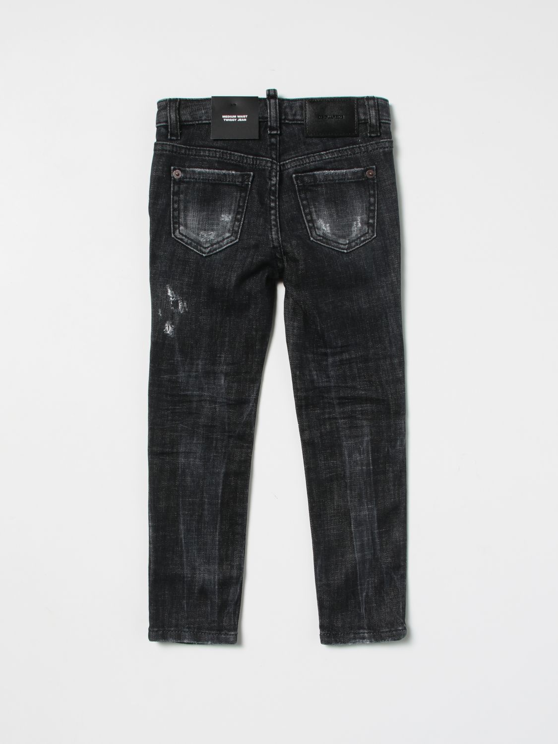 Jeans Dsquared2 Junior: Jeans Dsquared2 Junior con rotture nero 2