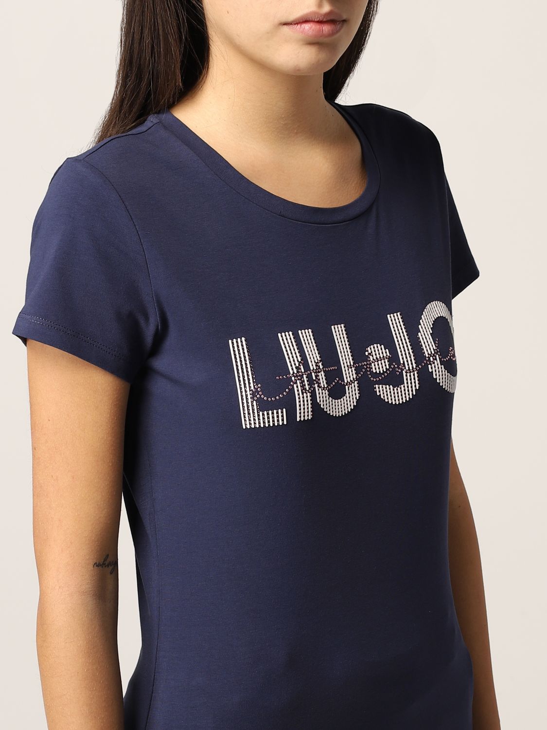bleu X-Small Liu JoT-shirt pour femme Liu Jo TA2090JS003 Bleu Marque  