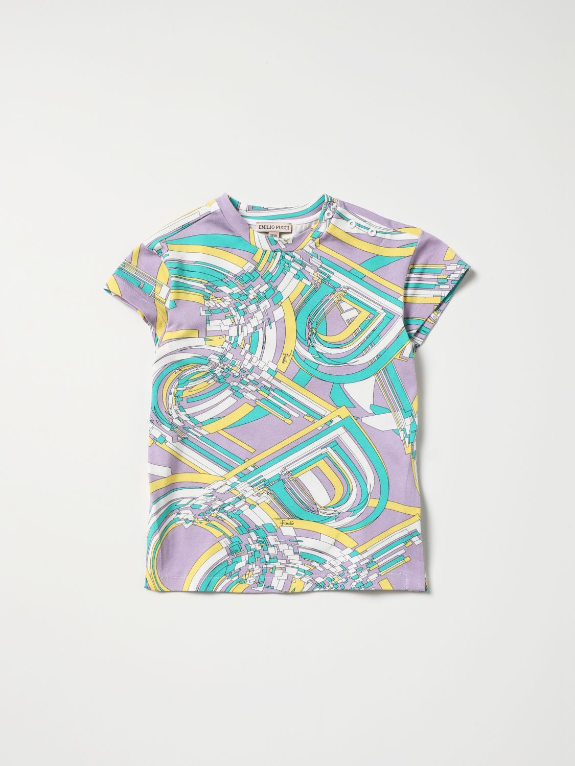Emilio Pucci Babies' Printed T-shirt In Multicolor