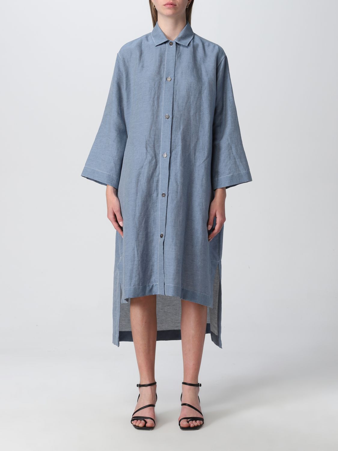 Loewe Dress Women Color Denim | ModeSens