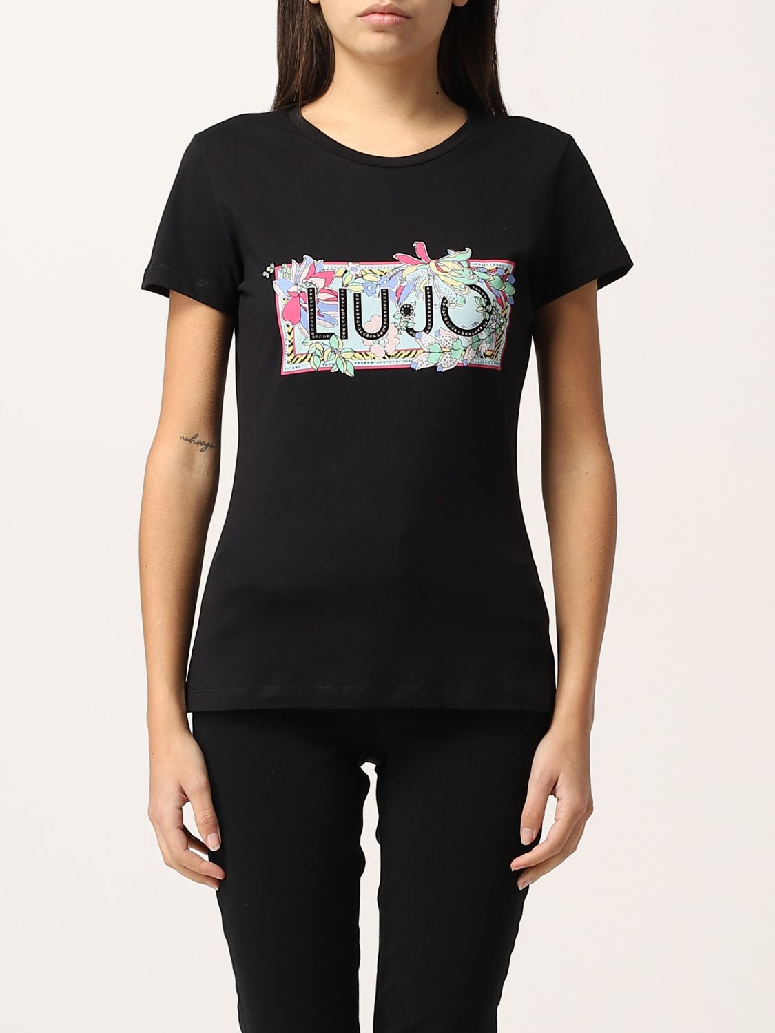 LIU JO: T-shirt women | T-Shirt Liu Jo Women Black | T-Shirt Liu Jo ...