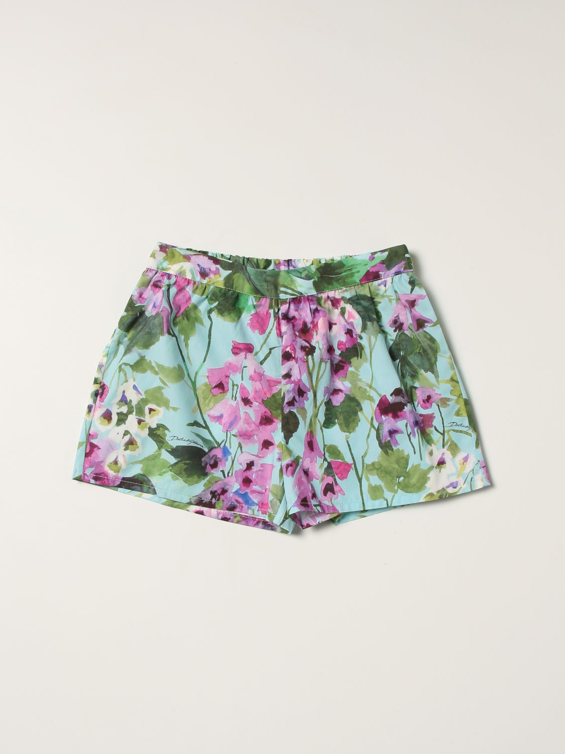 DOLCE & GABBANA: girl shorts - Gnawed Blue | Dolce & Gabbana short ...