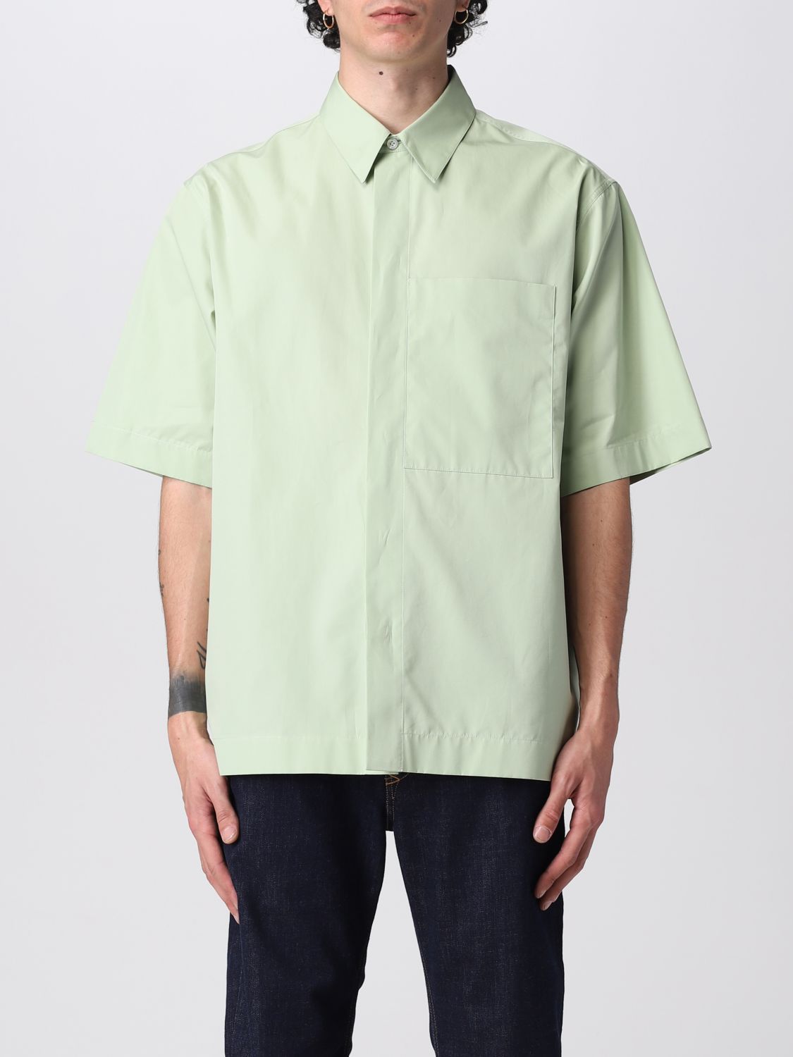 Jil Sander Shirt  Men Color Green