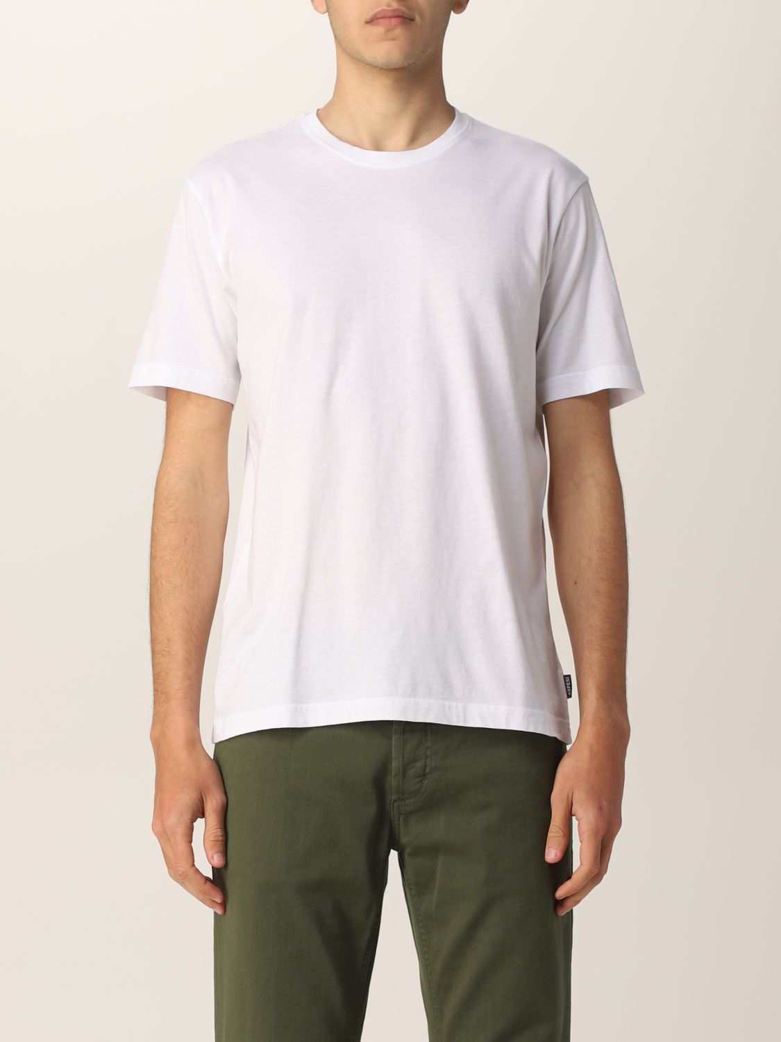 ASPESI: cotton T-shirt - White | Aspesi t-shirt 3107A335 online on ...