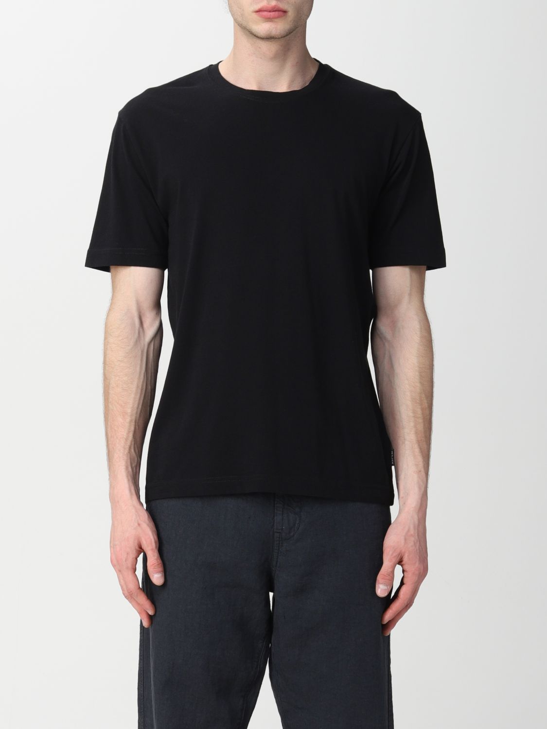 Aspesi Cotton T-shirt In Black