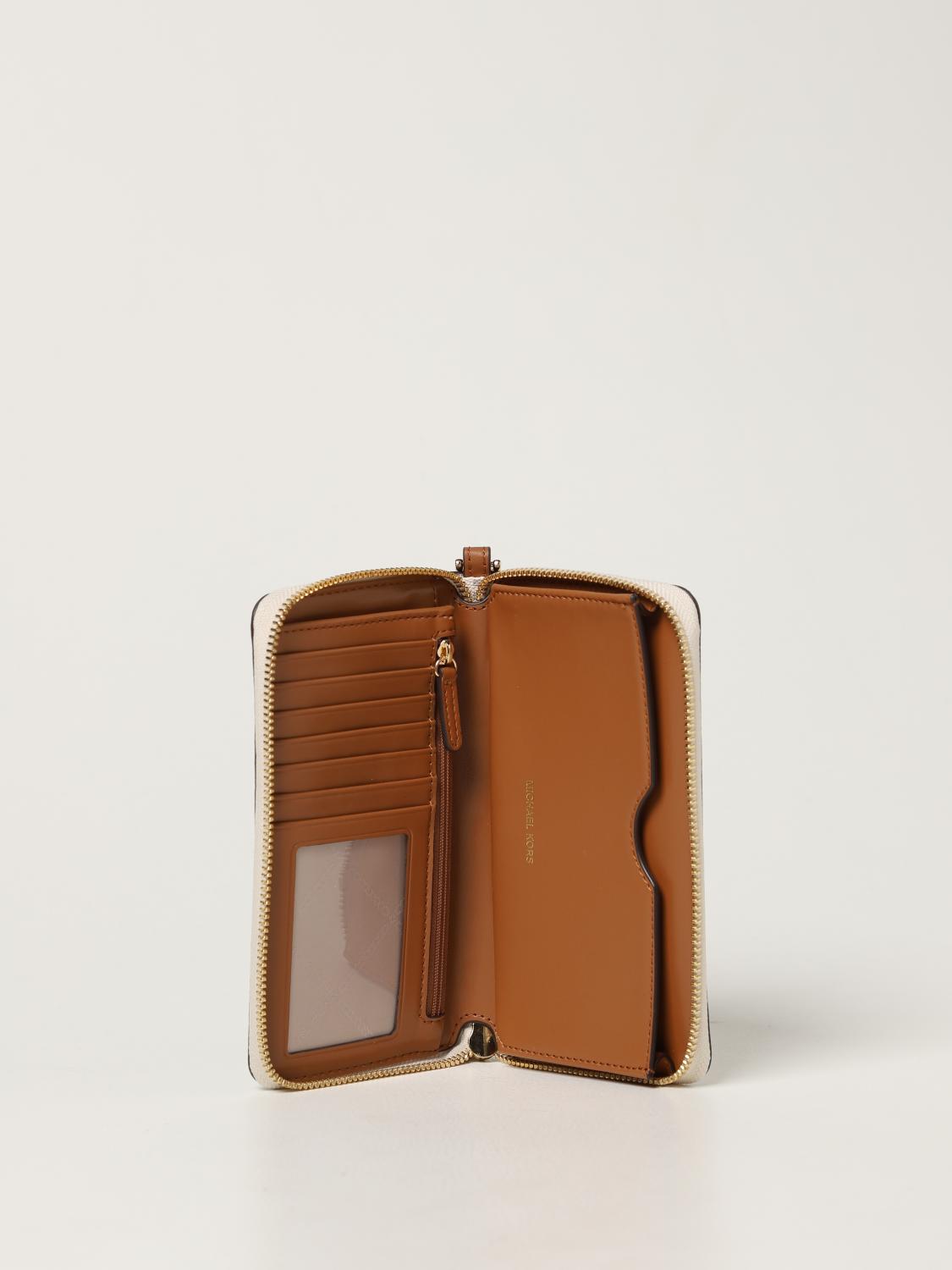 michael kors cream wallet