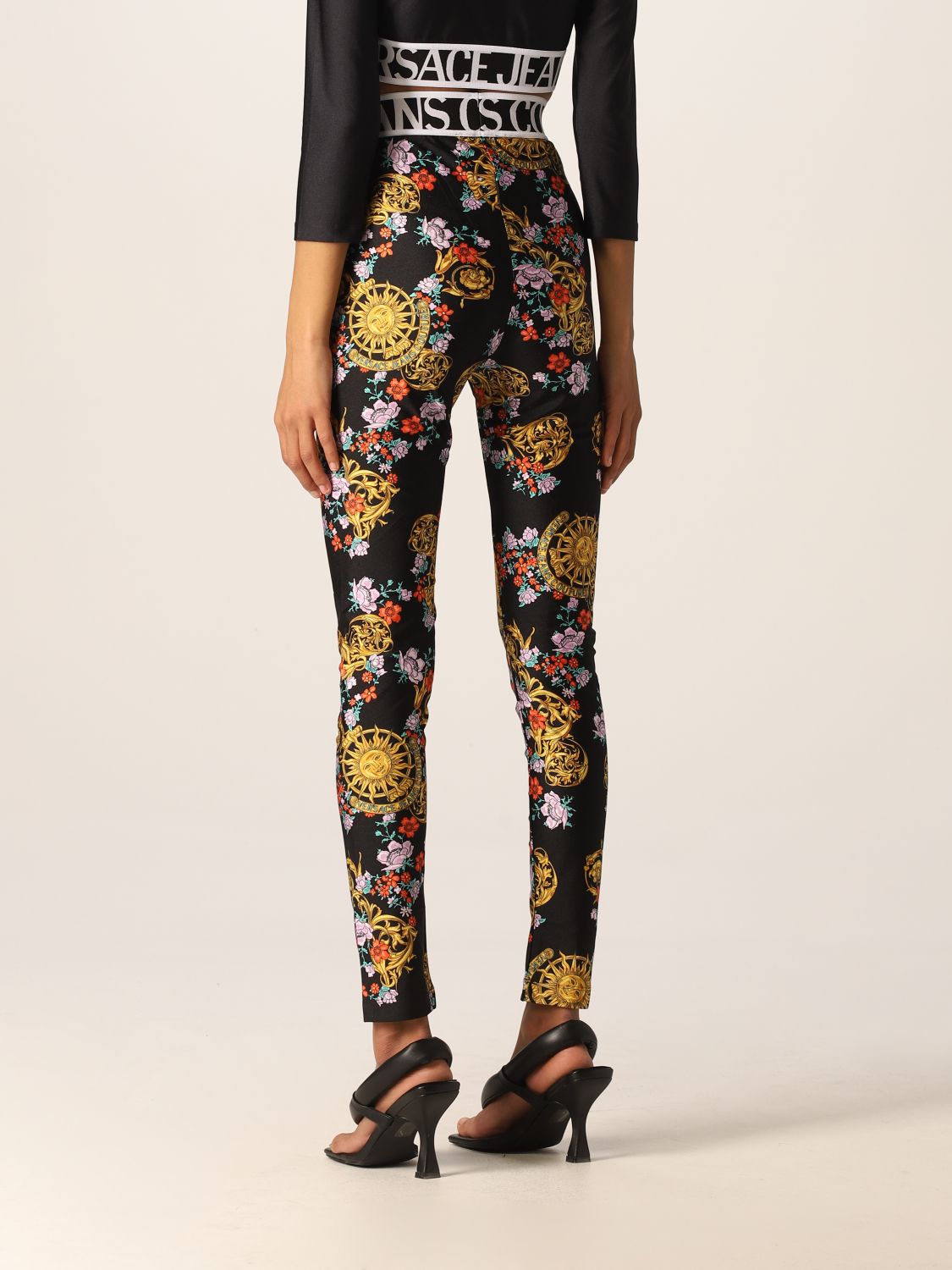 versace baroque leggings